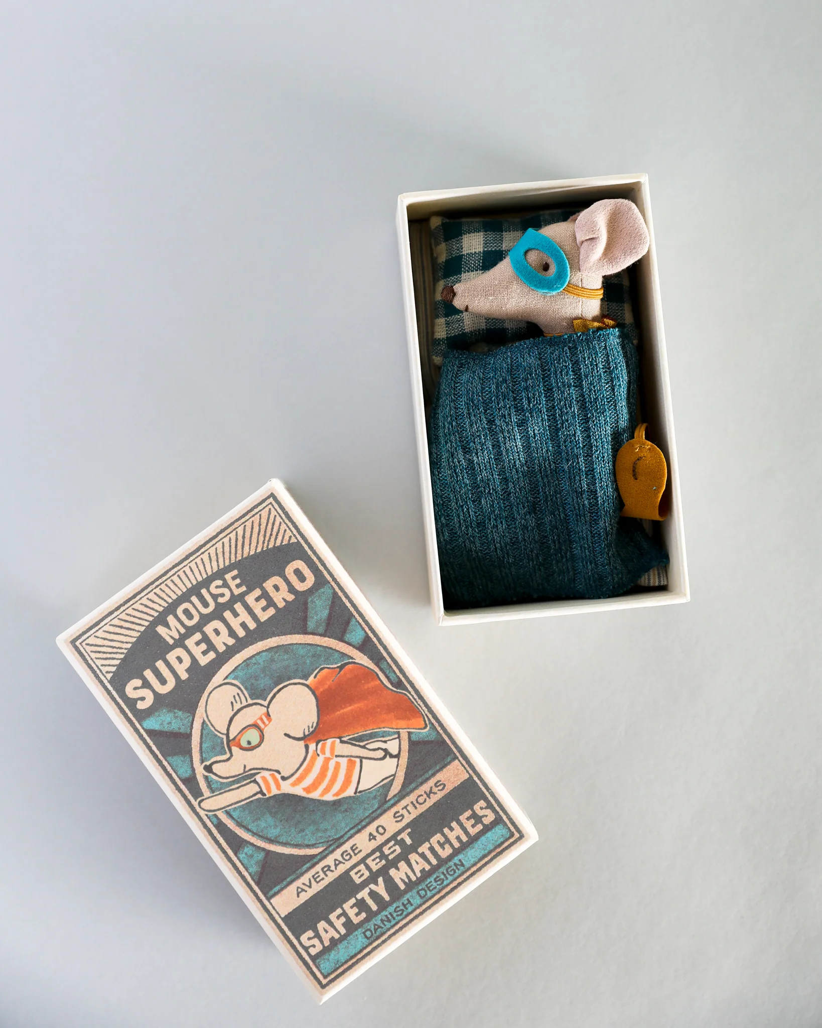 Maileg | Superhero Mouse - Little Brother in Box - Image 4