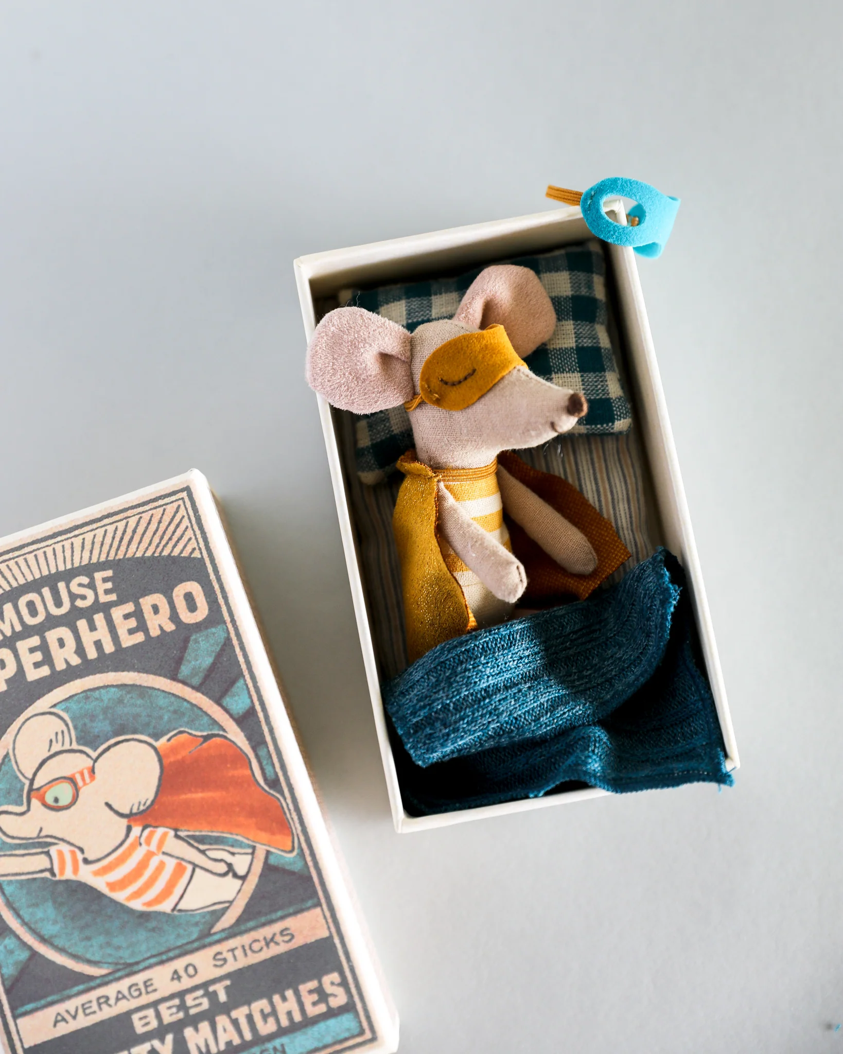 Maileg | Superhero Mouse - Little Brother in Box - Image 7
