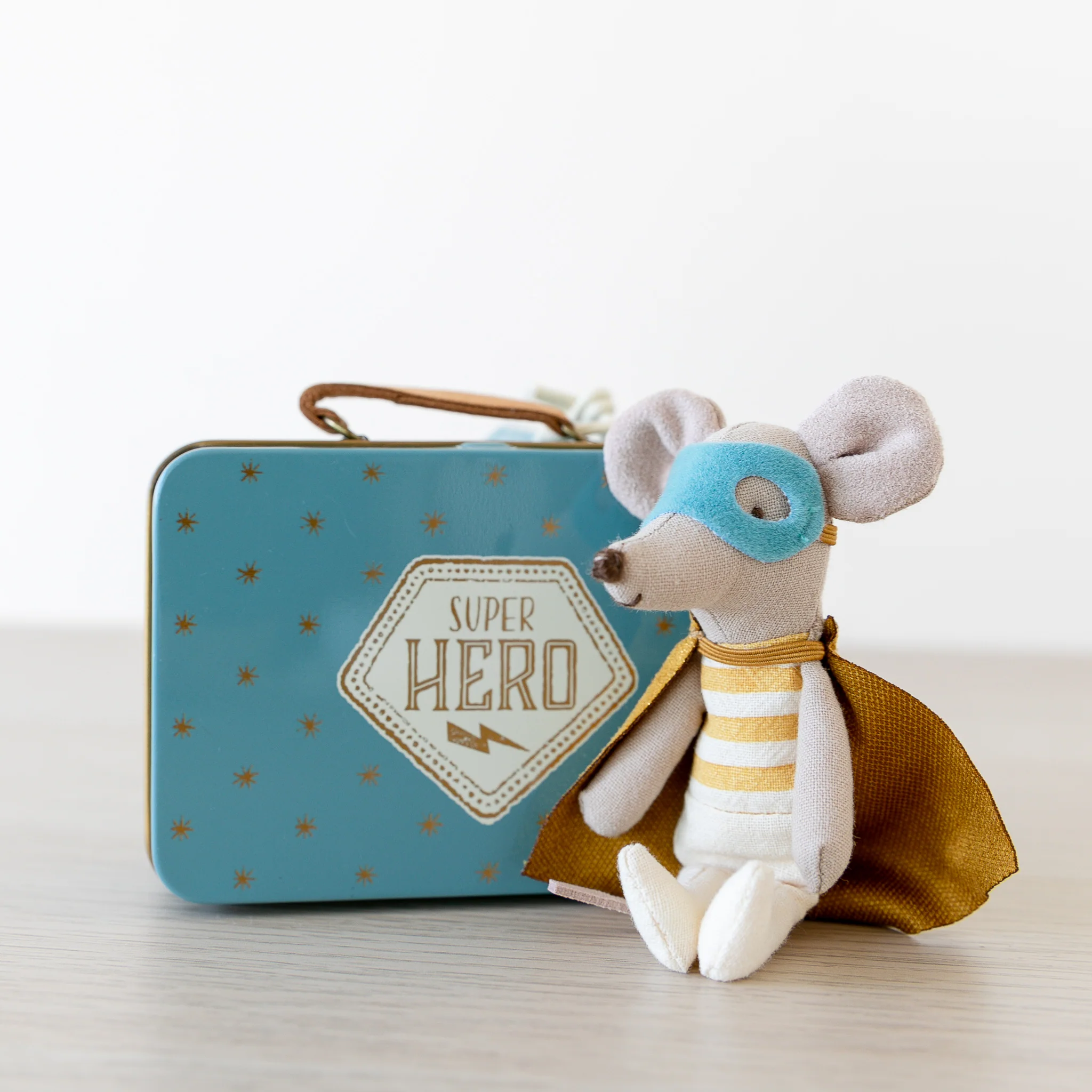 Maileg | Superhero Mouse, Little Brother in Suitcase - Image 4