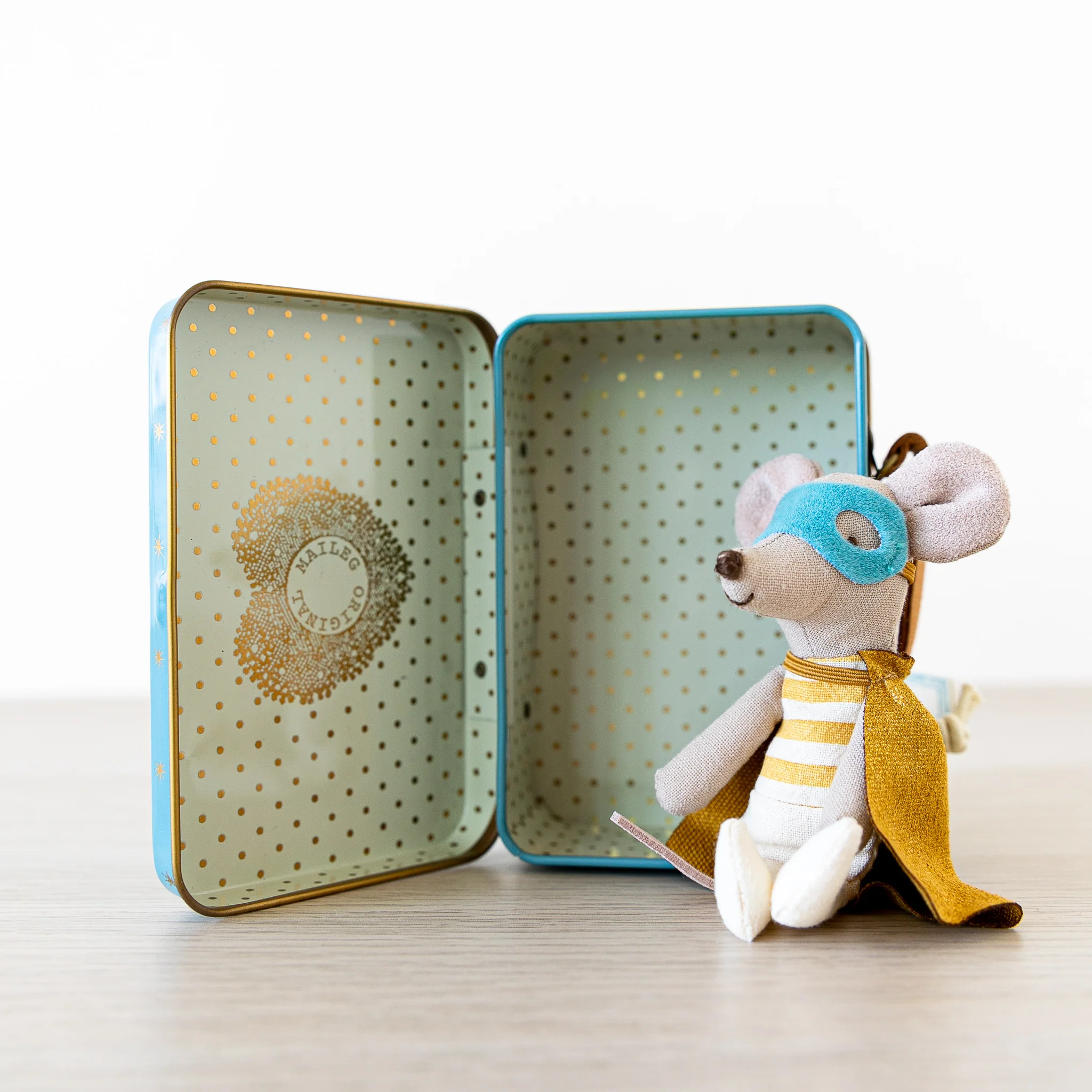 Maileg | Superhero Mouse, Little Brother in Suitcase - Image 5
