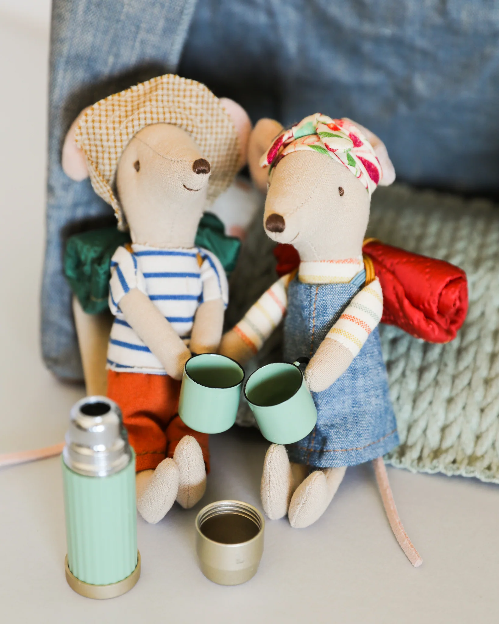 Maileg | Thermos and Cups - Mint - Image 4