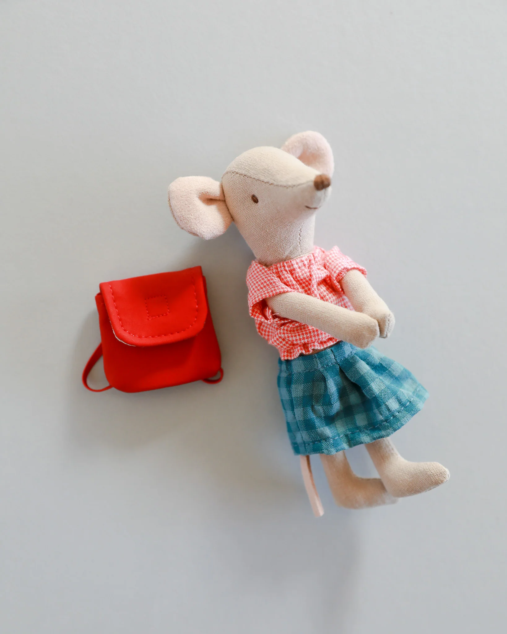 Maileg | Tricycle Mouse, Big Sister - Red - Image 4
