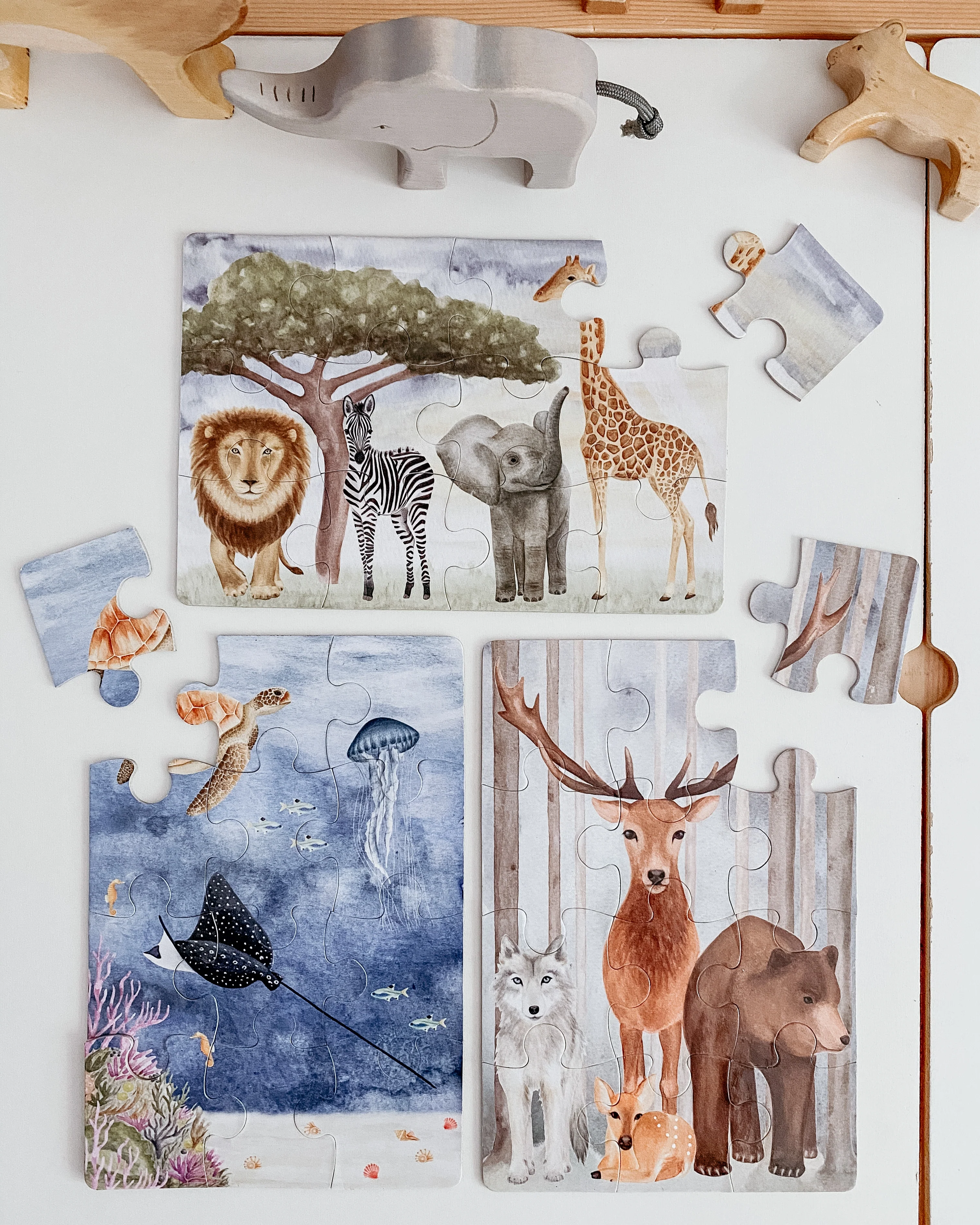 Jo Collier Designs | The Majestic Wild Jigsaw Puzzles (Pack of 3) - Image 2