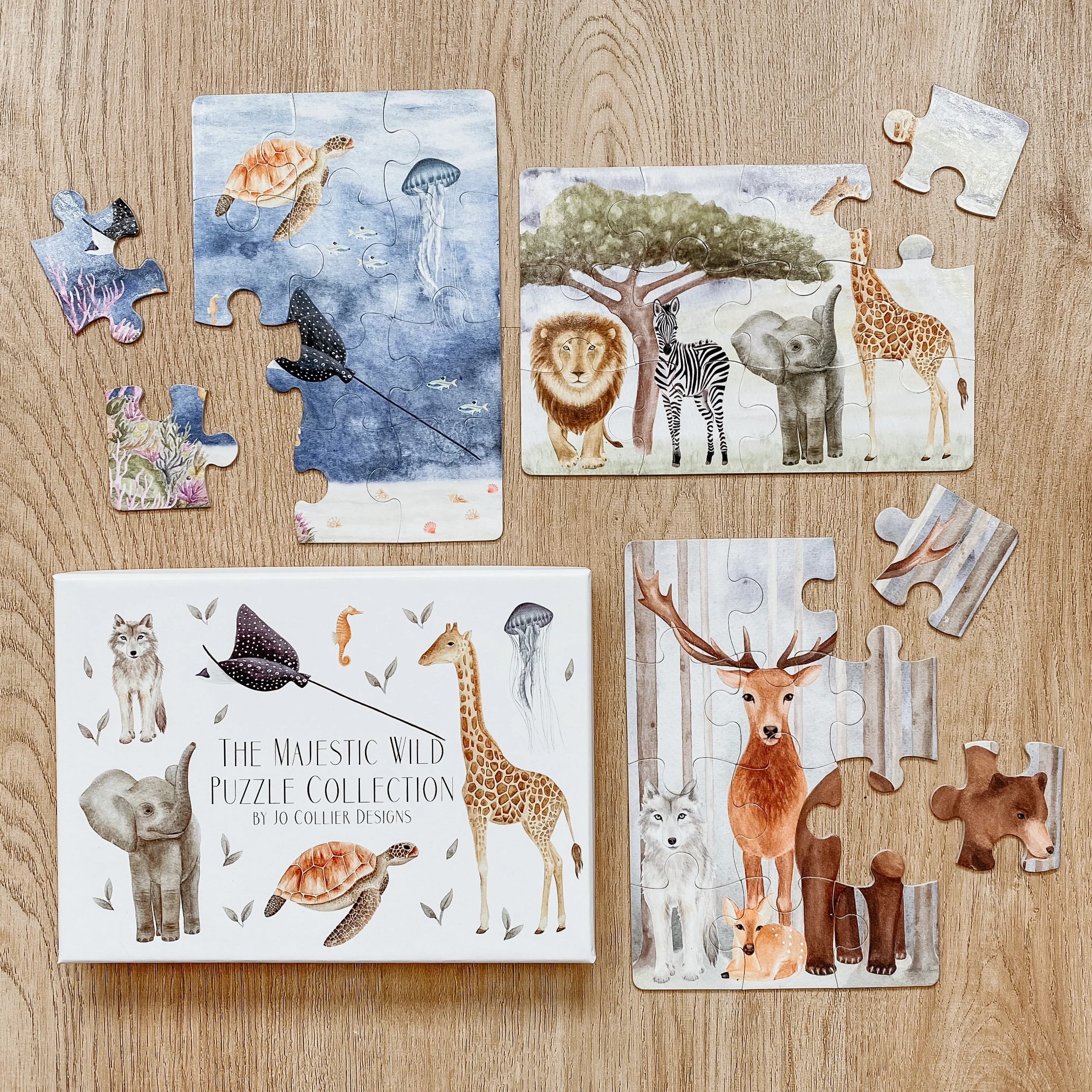 Jo Collier Designs | The Majestic Wild Jigsaw Puzzles (Pack of 3) - Image 9