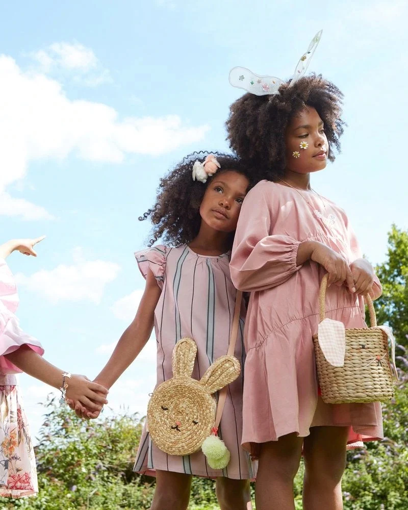 Meri Meri | Bunny Straw Basket - Image 3