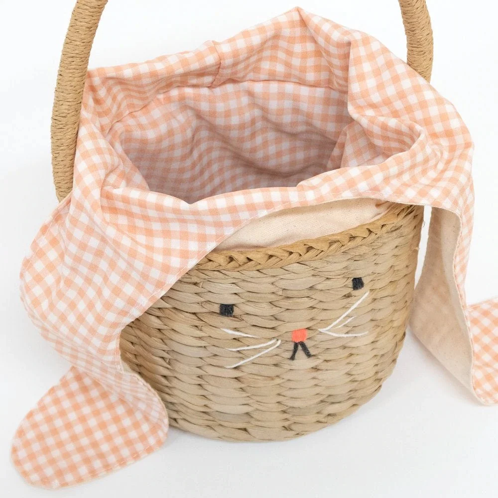Meri Meri | Bunny Straw Basket - Image 5