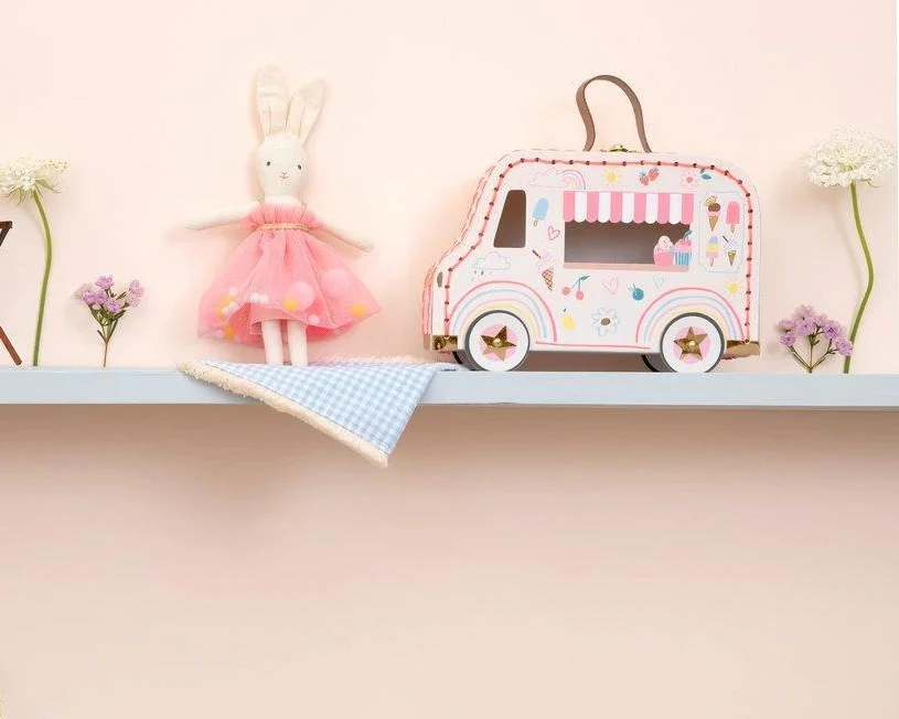 Meri Meri | Ice Cream Van Mini Suitcase Bunny Doll - Image 2