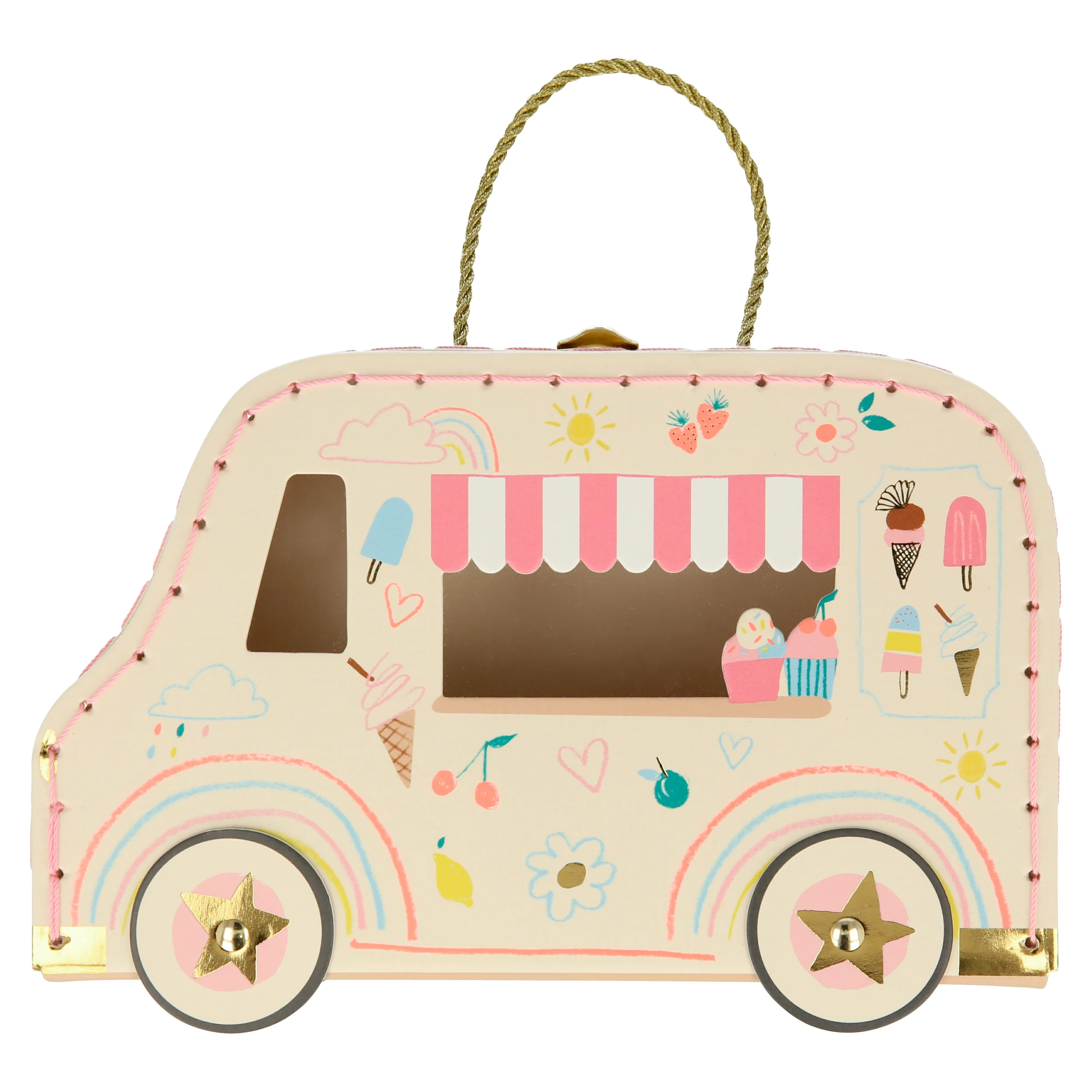 Meri Meri | Ice Cream Van Mini Suitcase Bunny Doll - Image 5