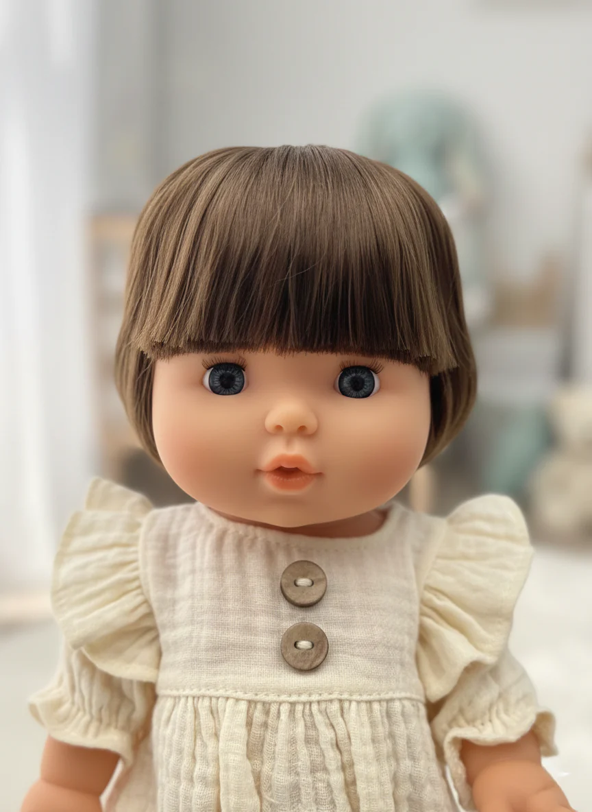 Minikane | 13" Baby Girl Doll - Cherry (Clothes Sold Separately) - Image 3