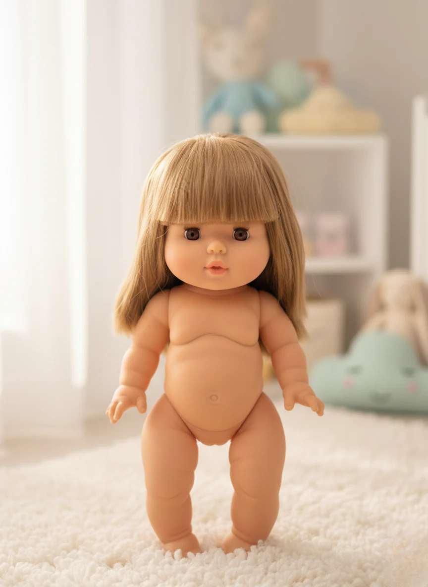 Minikane Doll | 13" Baby Girl Doll - Nina (Clothes Sold Separately) - Image 4