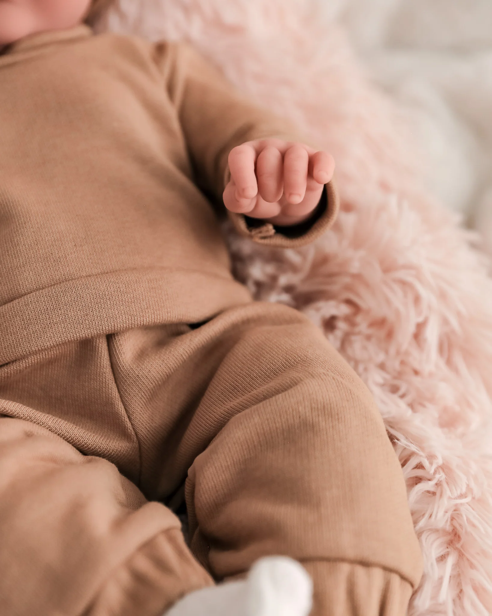 Minikane Doll | 18" Bambini Boy Doll Yann in Brown Fleece Outfit - Image 3