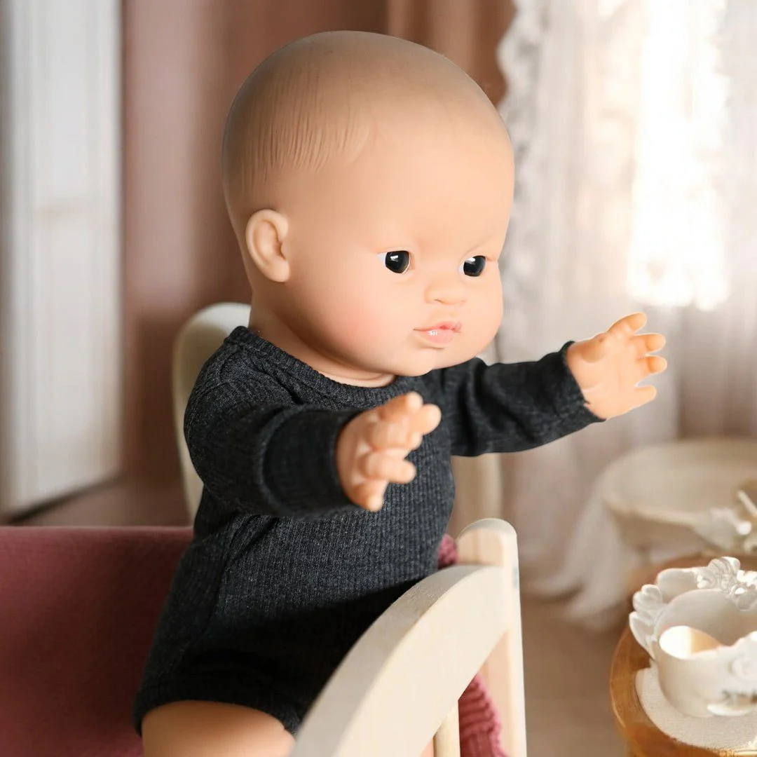 Minikane | 13" Asian Baby Boy Doll (Clothes Sold Separately) - Image 3