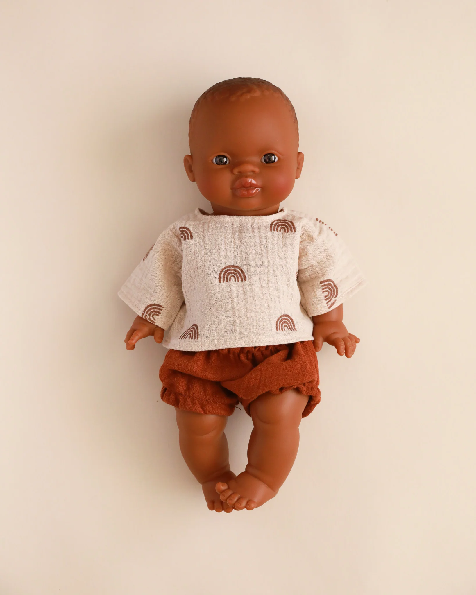 Minikane Doll Clothes | 2-Piece Doll Outfit - Retro Rainbows - Image 2