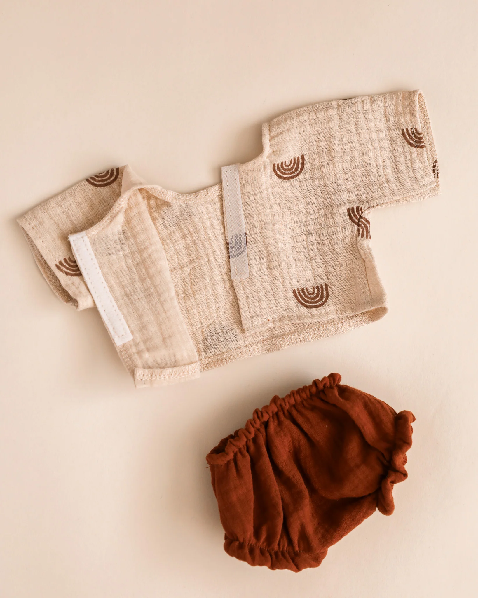 Minikane Doll Clothes | 2-Piece Doll Outfit - Retro Rainbows - Image 3