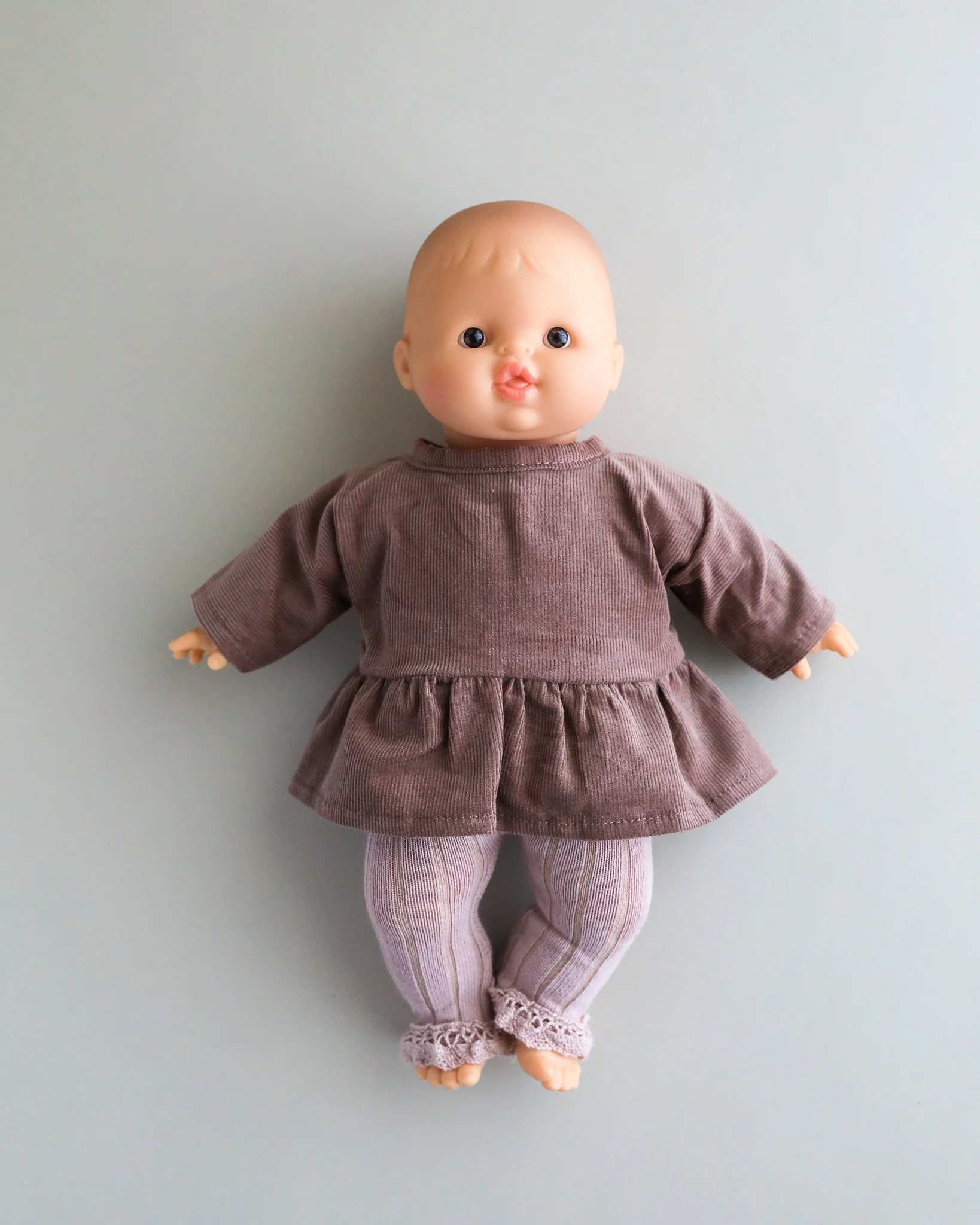 Minikane Doll Clothes | 2-Piece Top & Legging Set - Lavender Grape - Image 5