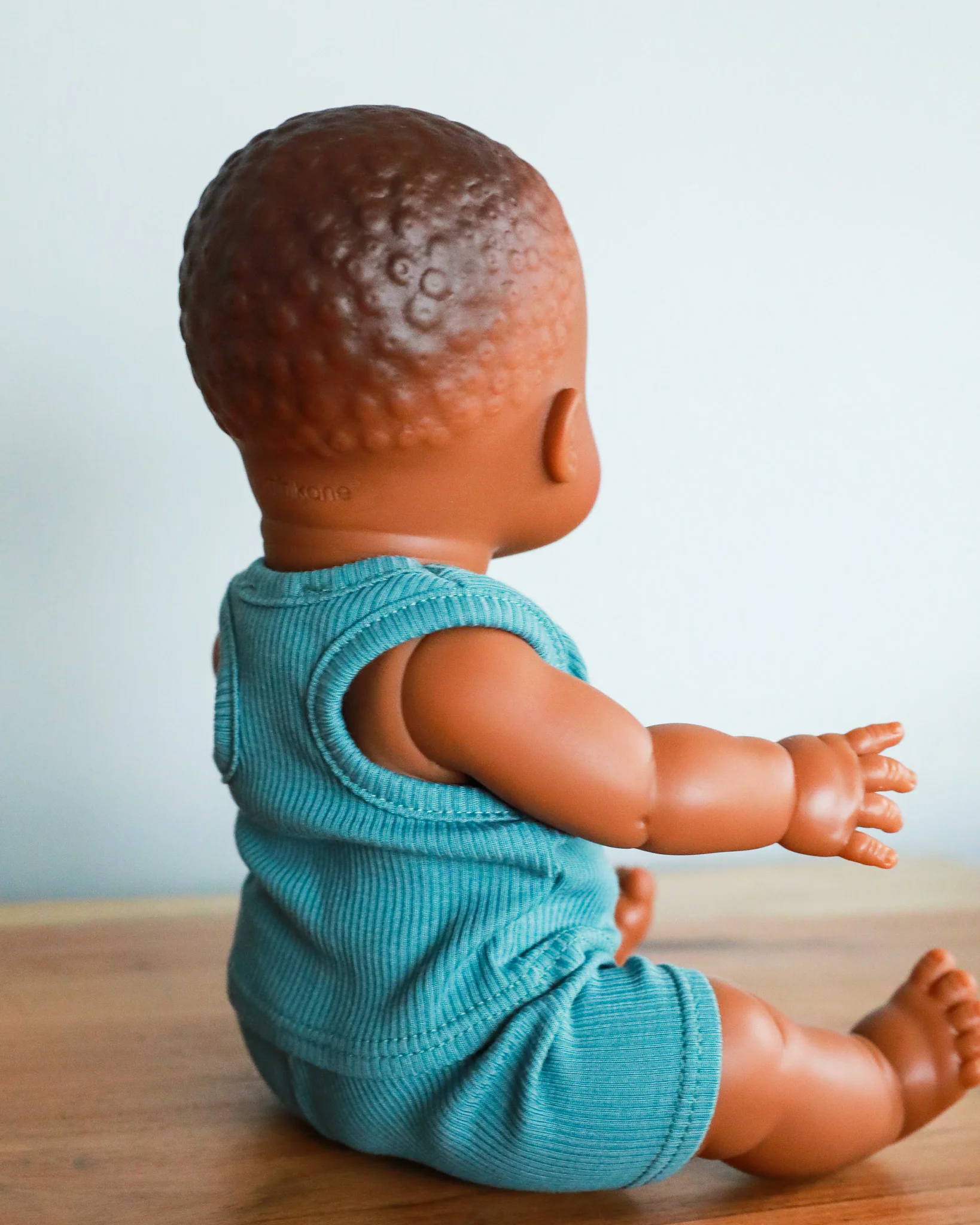 Minikane Doll Clothes | Two-Piece Tank Doll Outfit - Blue - Image 6