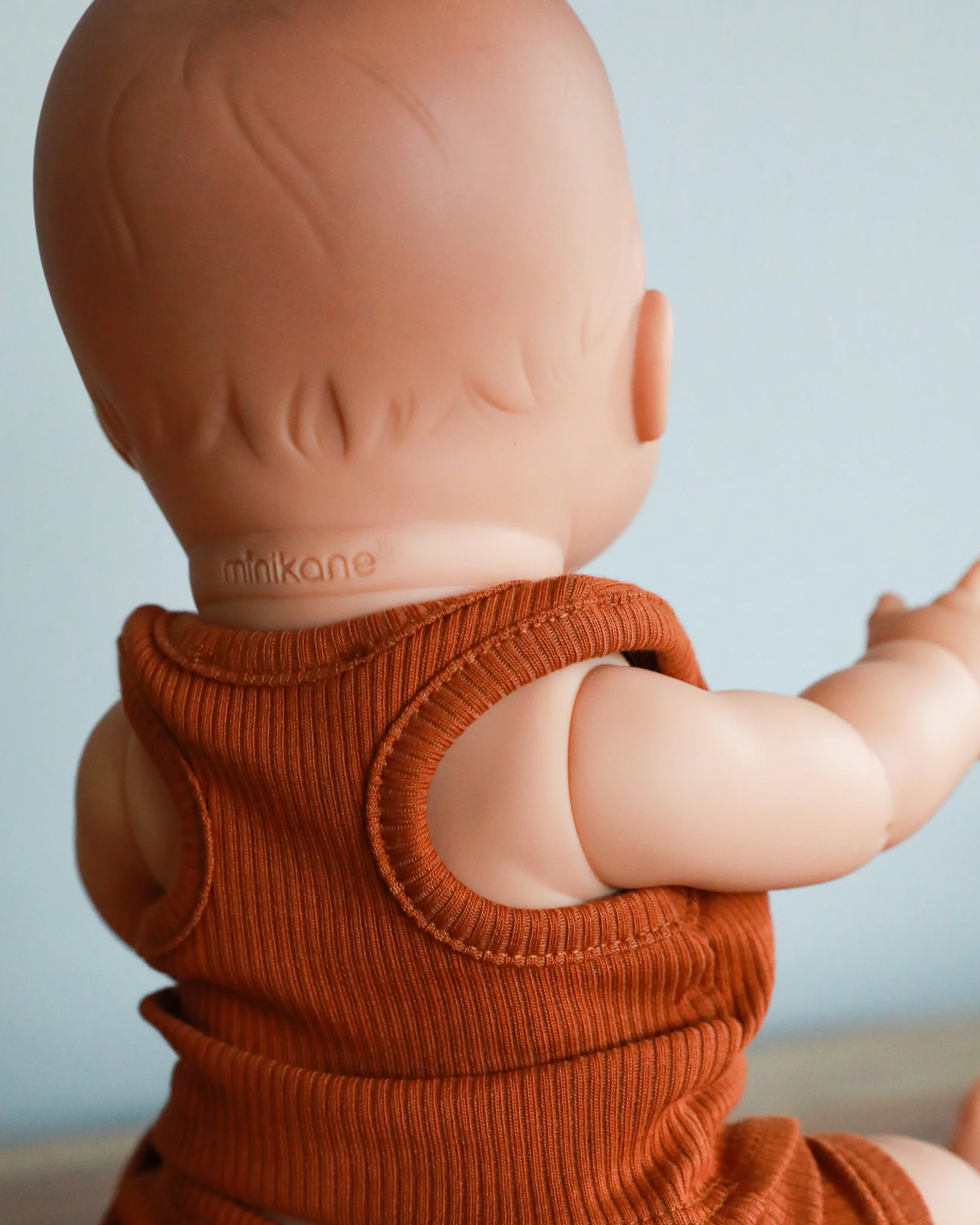 Minikane Doll Clothes |  Two-Piece Tank Doll Outfit - Caramel - Image 5