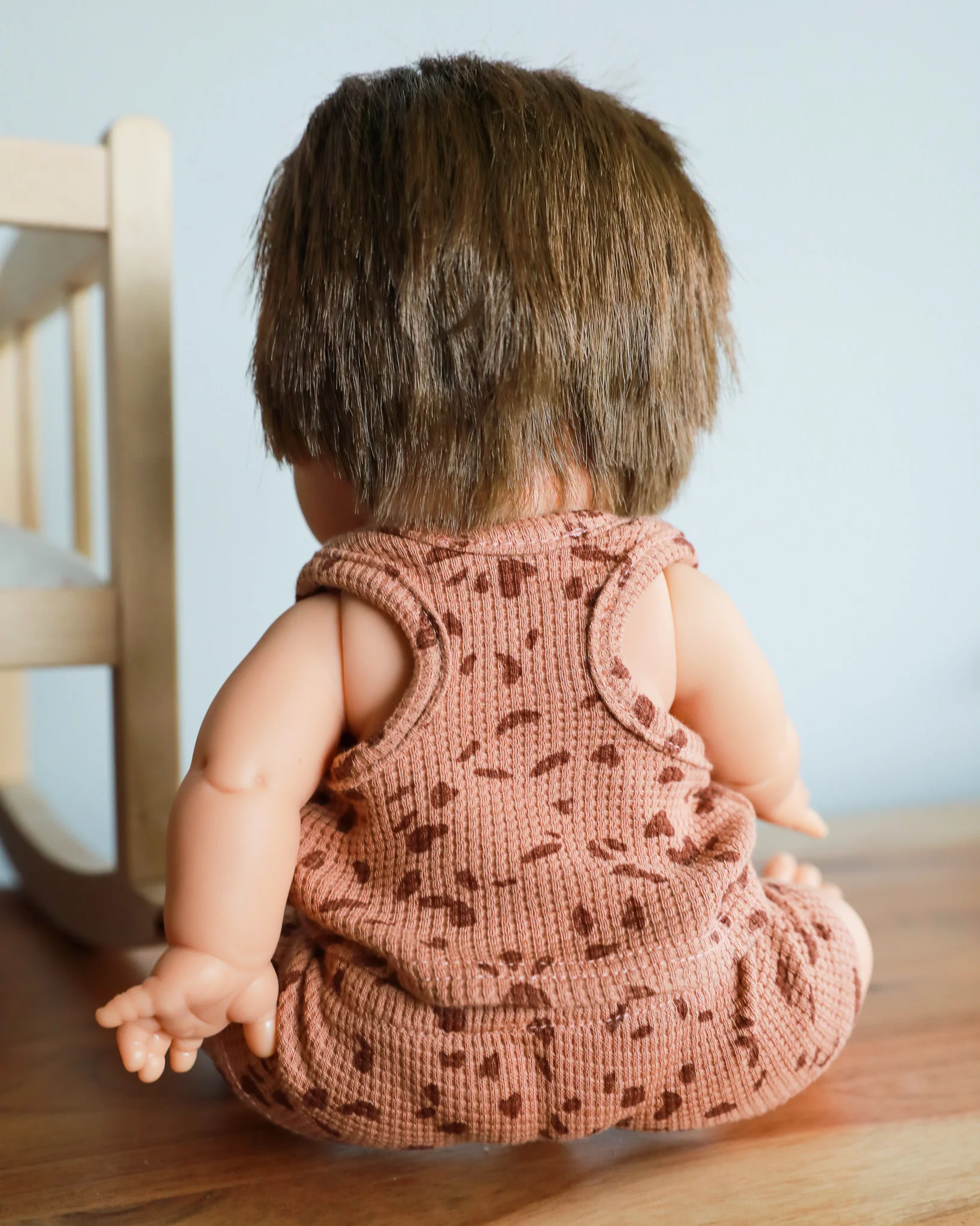 Minikane Doll Clothes | Two-Piece Tank Doll Outfit - Brown Pebbles - Image 5