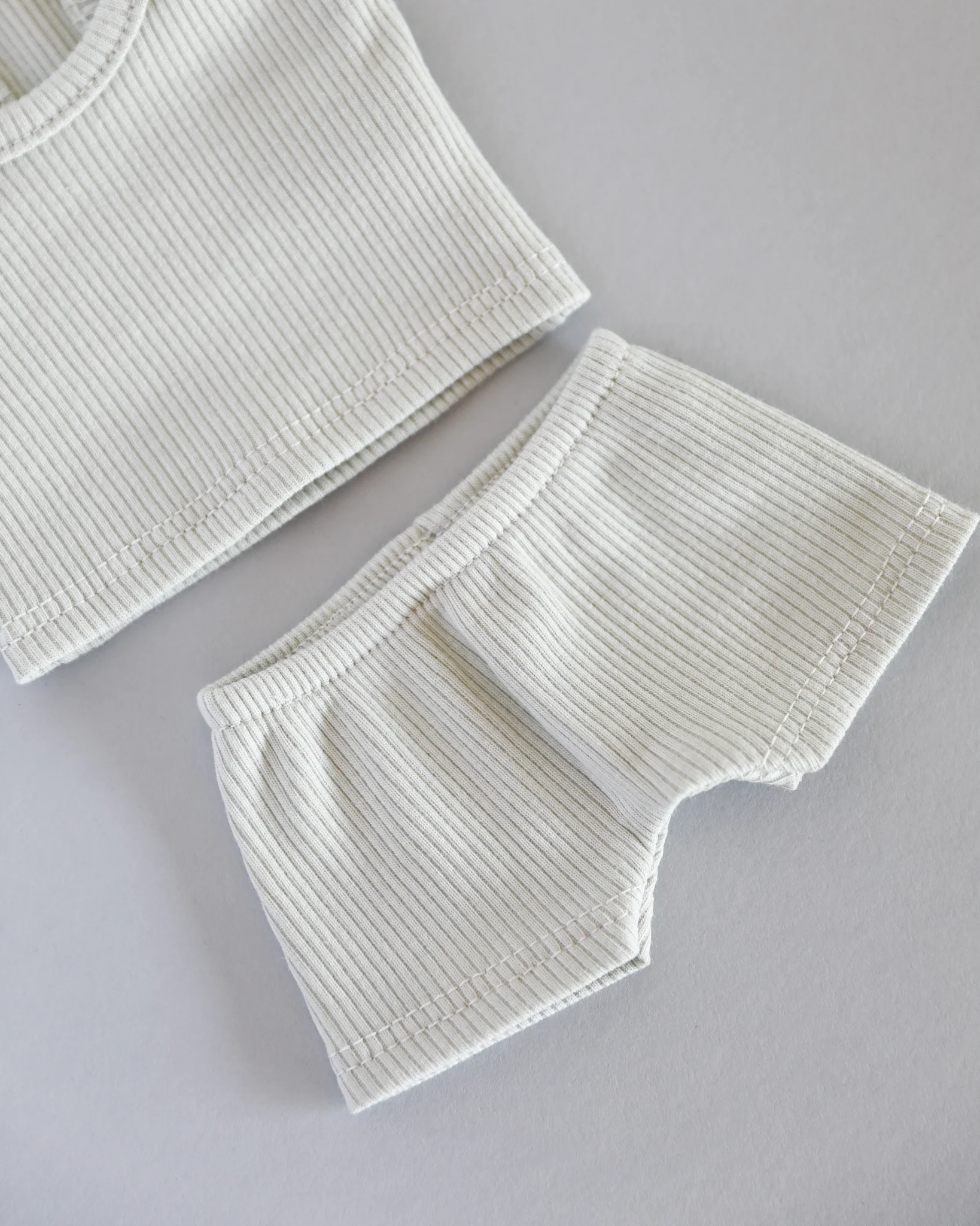 Minikane Doll Clothes | Baby Boy Doll Tank Set - Mint - Image 3