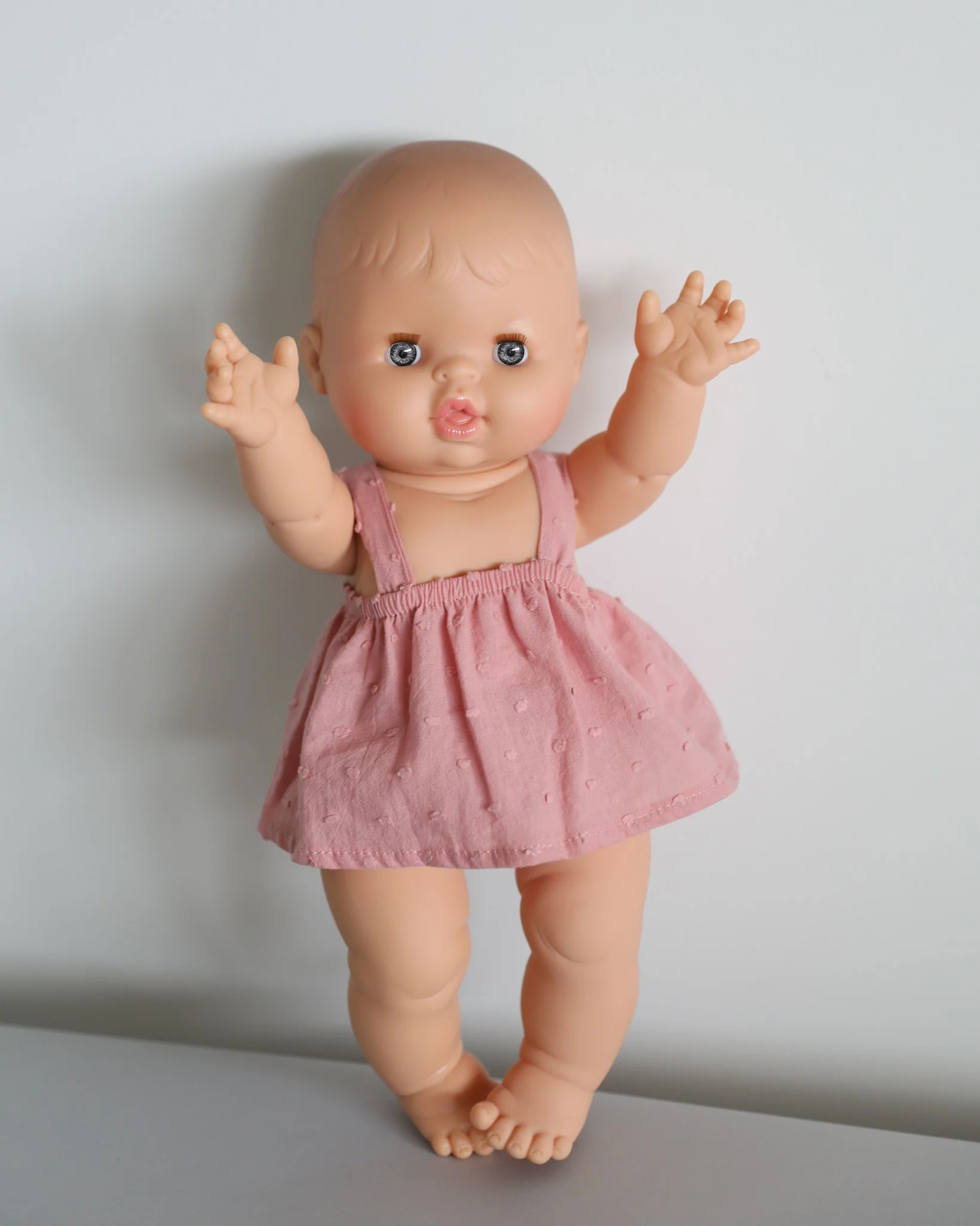 Minikane Doll Clothes | Baby Doll Bloomer and Tank Set (Rose) - Image 2