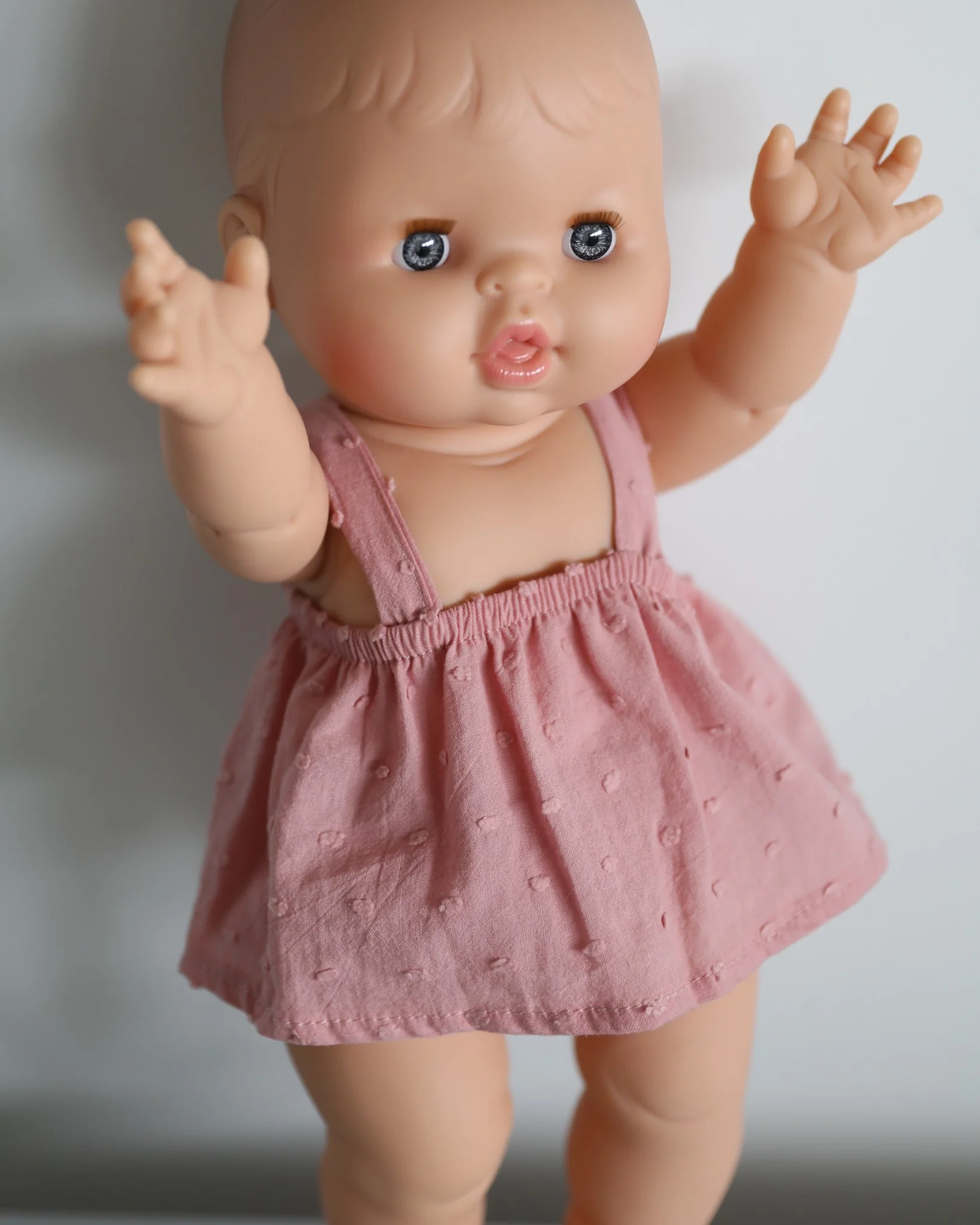 Minikane Doll Clothes | Baby Doll Bloomer and Tank Set (Rose) - Image 3