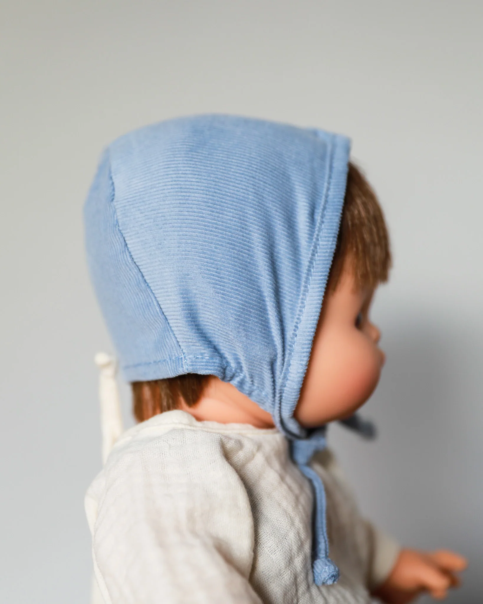 Minikane Doll Clothes | Doll Bonnet - Blue - Image 6