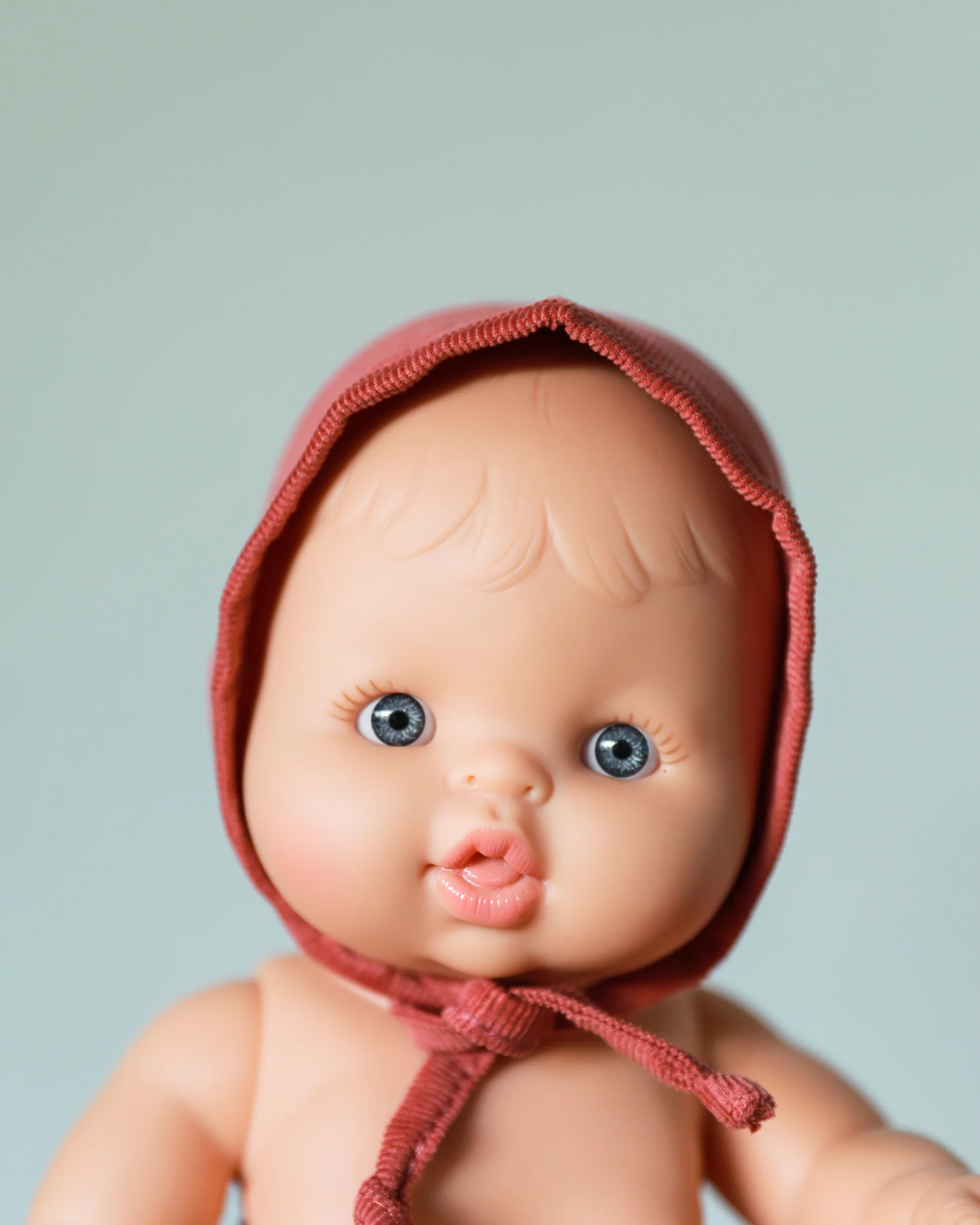 Minikane Doll Clothes | Doll Bonnet - Marsala - Image 4