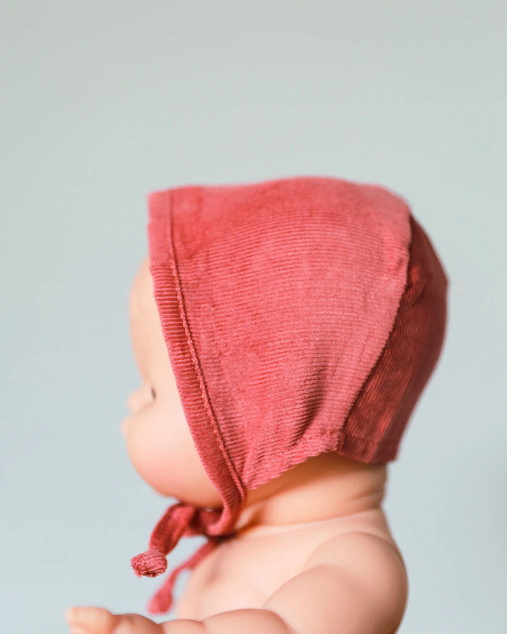 Minikane Doll Clothes | Doll Bonnet - Marsala - Image 5