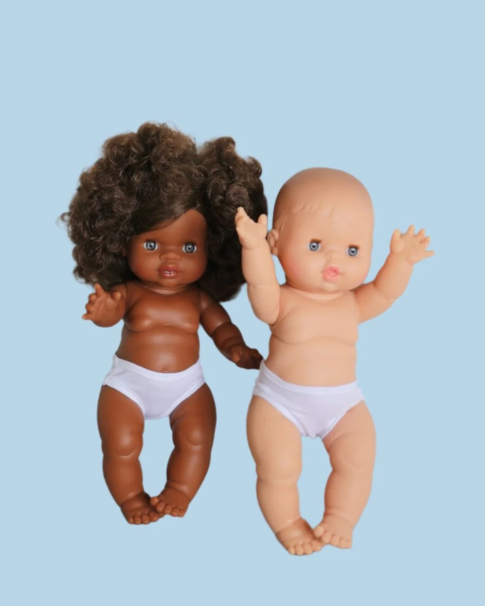 Minikane Doll Clothes | Doll Cotton Underwear - White (11" and 13" dolls) - Image 5