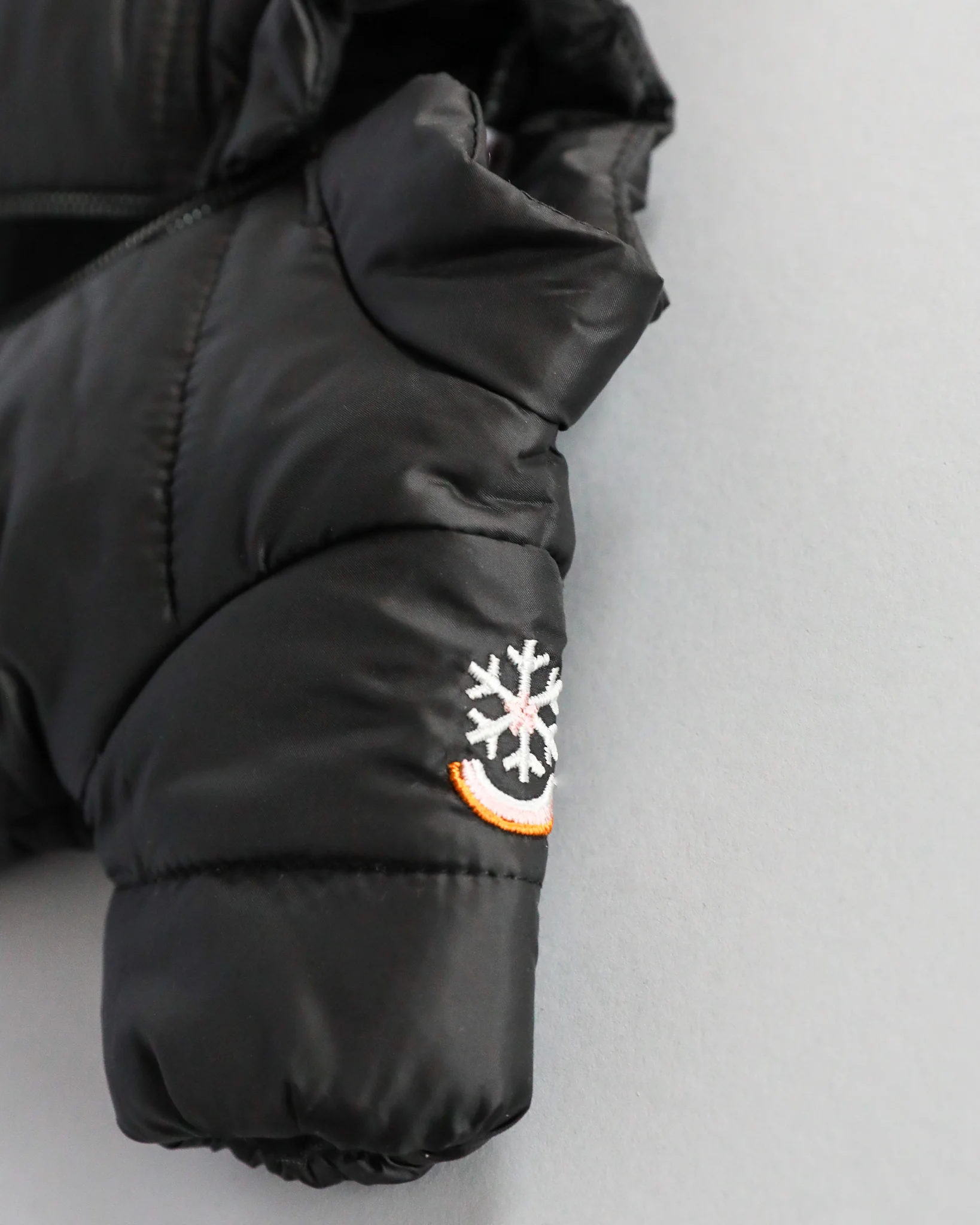 Minikane Doll Clothes | Doll Down Jacket - Black - Image 4