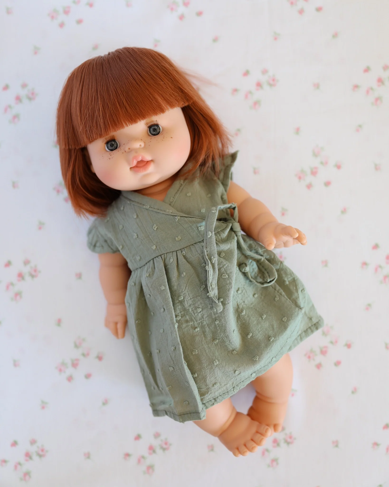 Minikane Doll Clothes | Baby Doll Dress (Mint) - Image 2