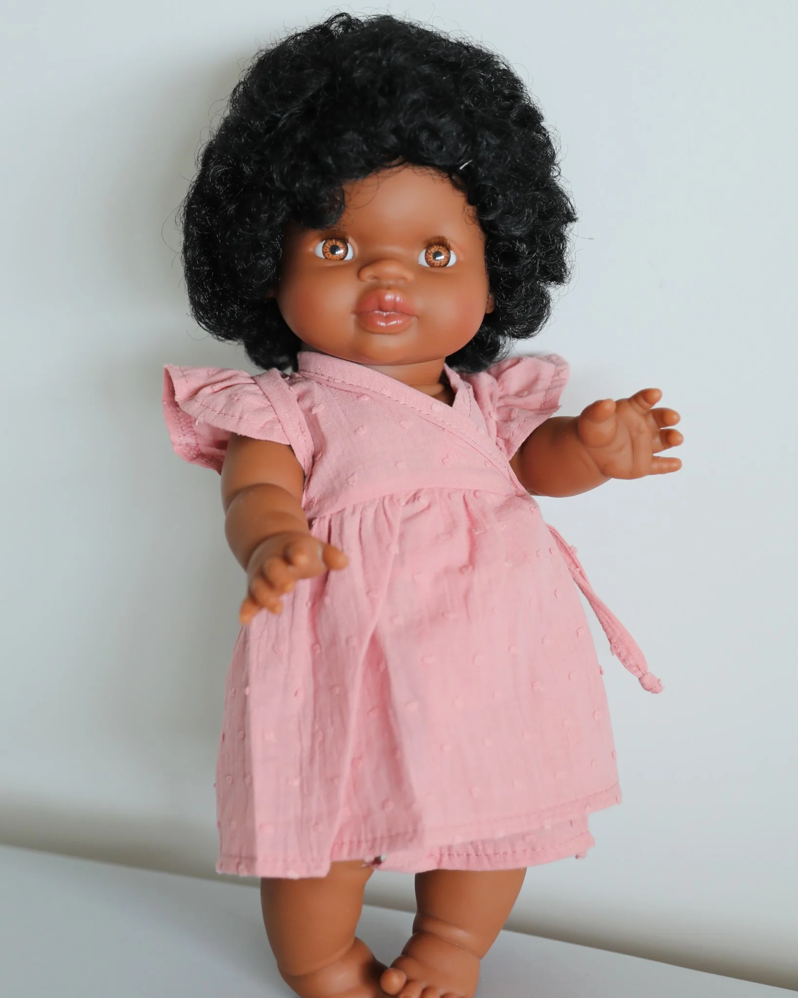 Minikane Doll Clothes | Baby Doll Dress (Rose) - Image 2