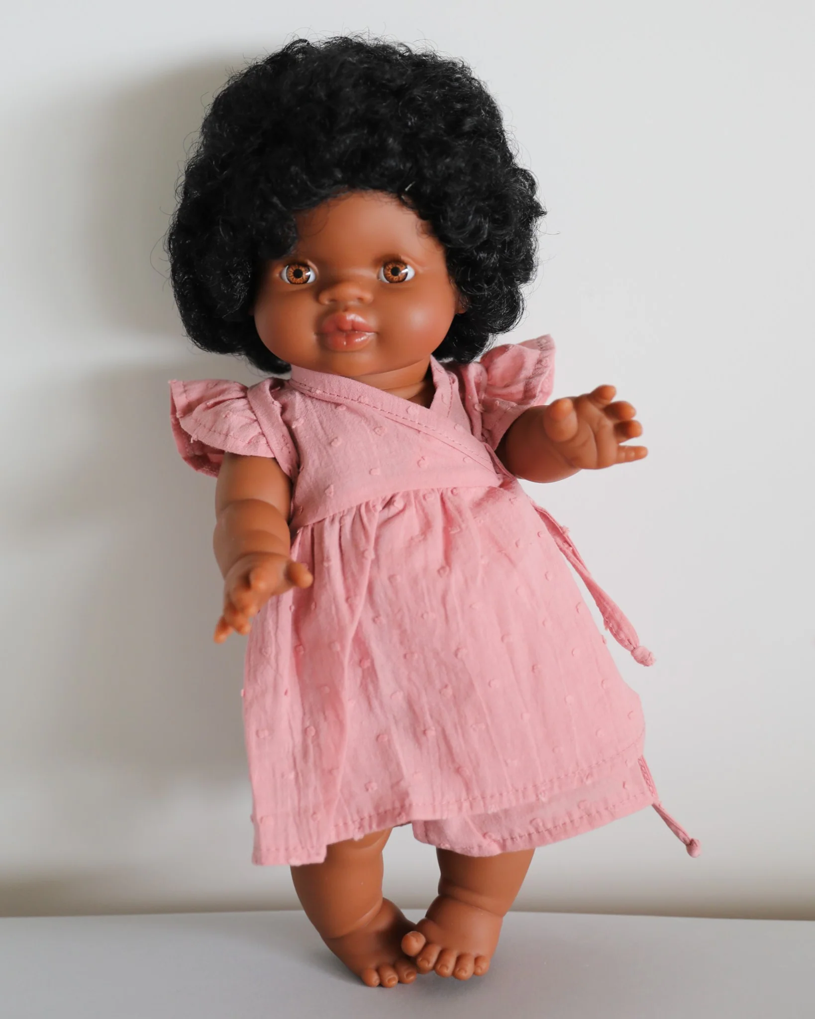 Minikane Doll Clothes | Baby Doll Dress (Rose) - Image 3