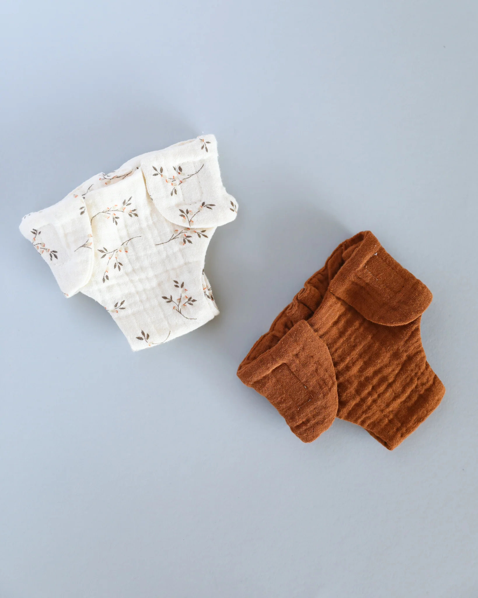 Minikane Doll Clothes | Doll Muslin Diaper - Brown - Image 2