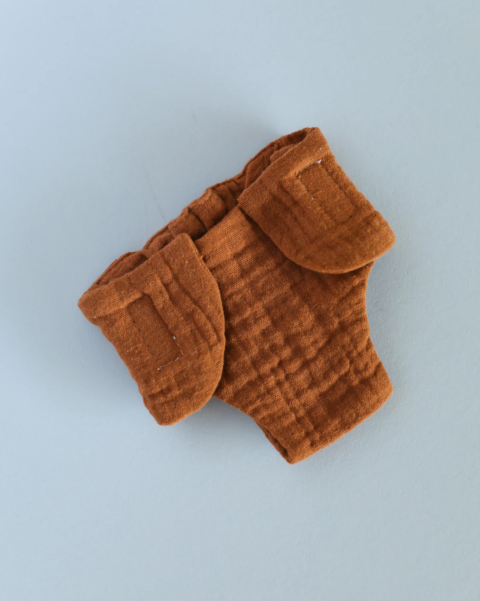 Minikane Doll Clothes | Doll Muslin Diaper - Brown - Image 3