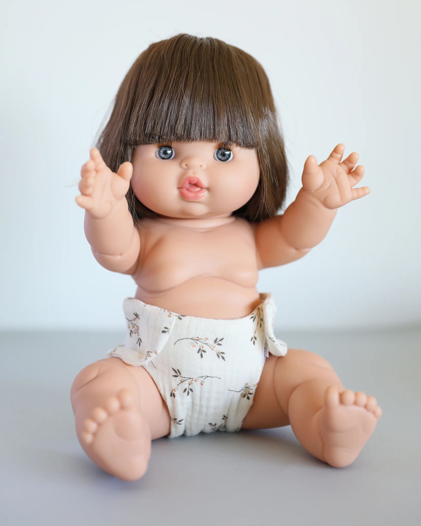 Minikane Doll Clothes | Doll Muslin Diaper - Flowers - Image 4