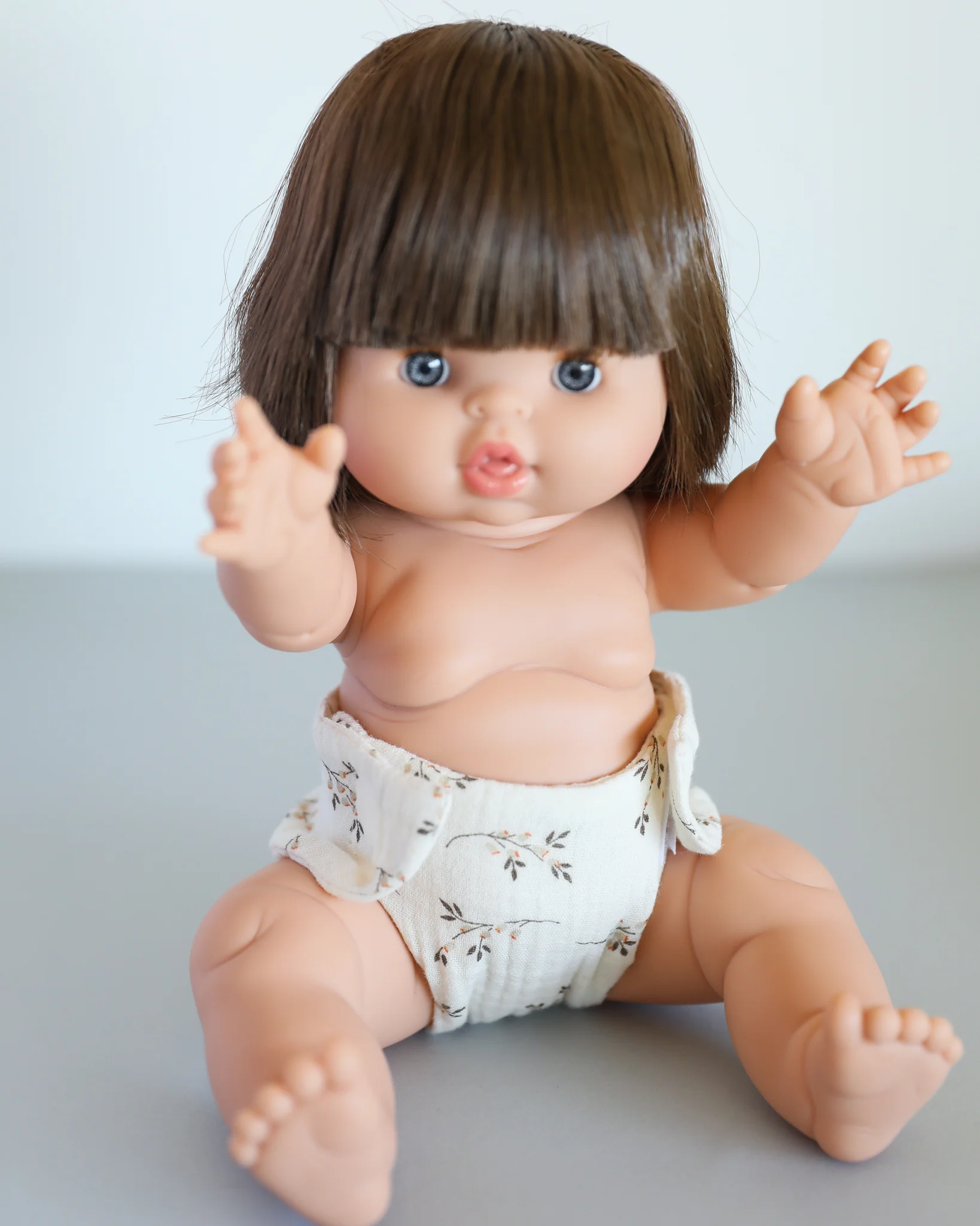 Minikane Doll Clothes | Doll Muslin Diaper - Flowers - Image 5