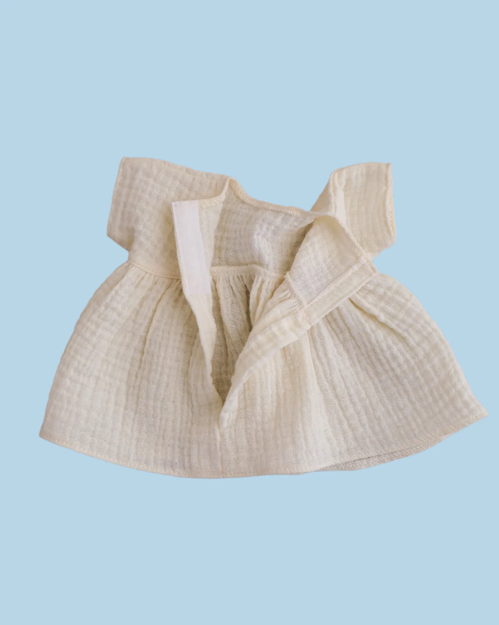 Minikane Doll Clothes | Doll Muslin Dress - White - Image 4