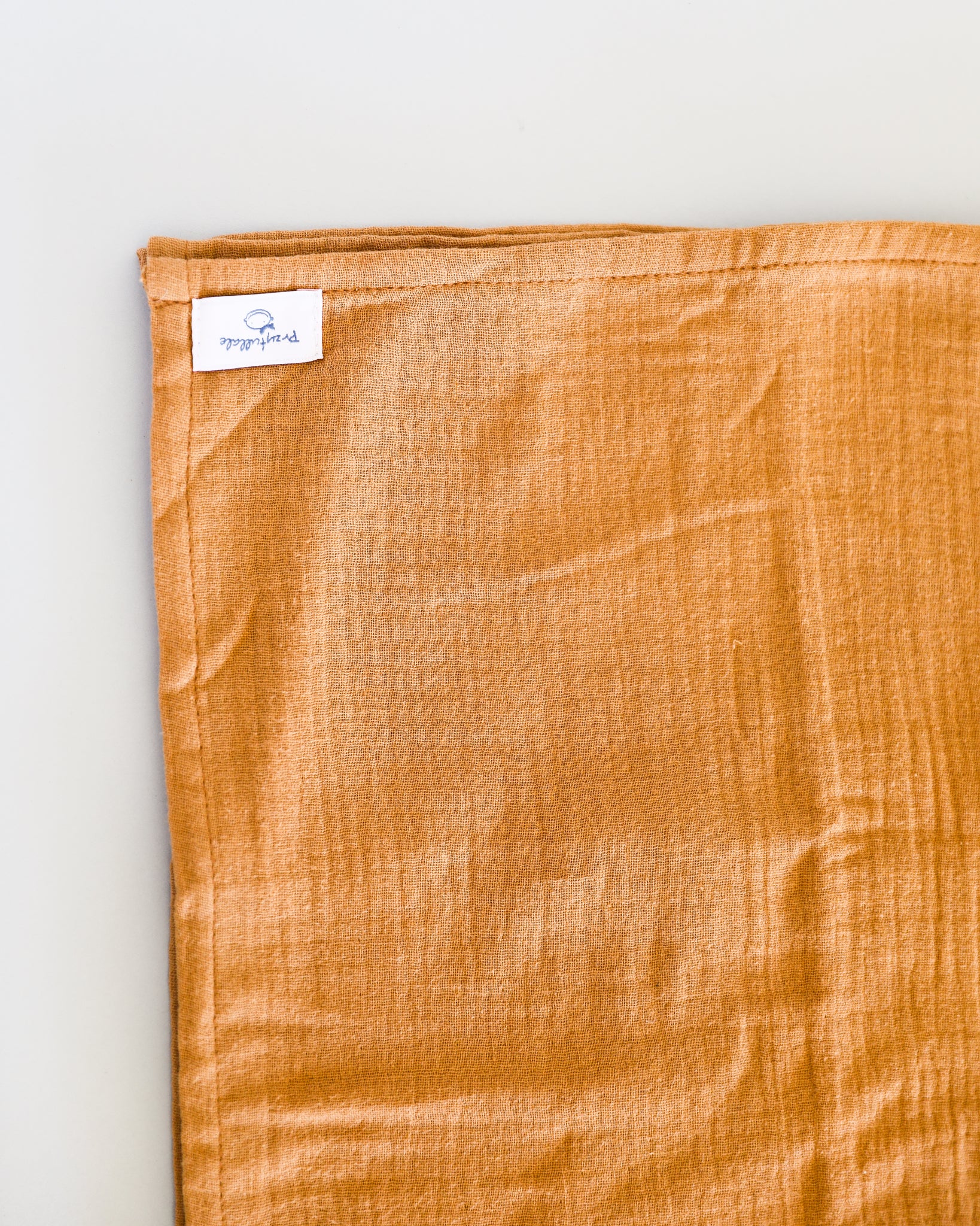 Doll Muslin Swaddle Blanket - Toffee - Image 2