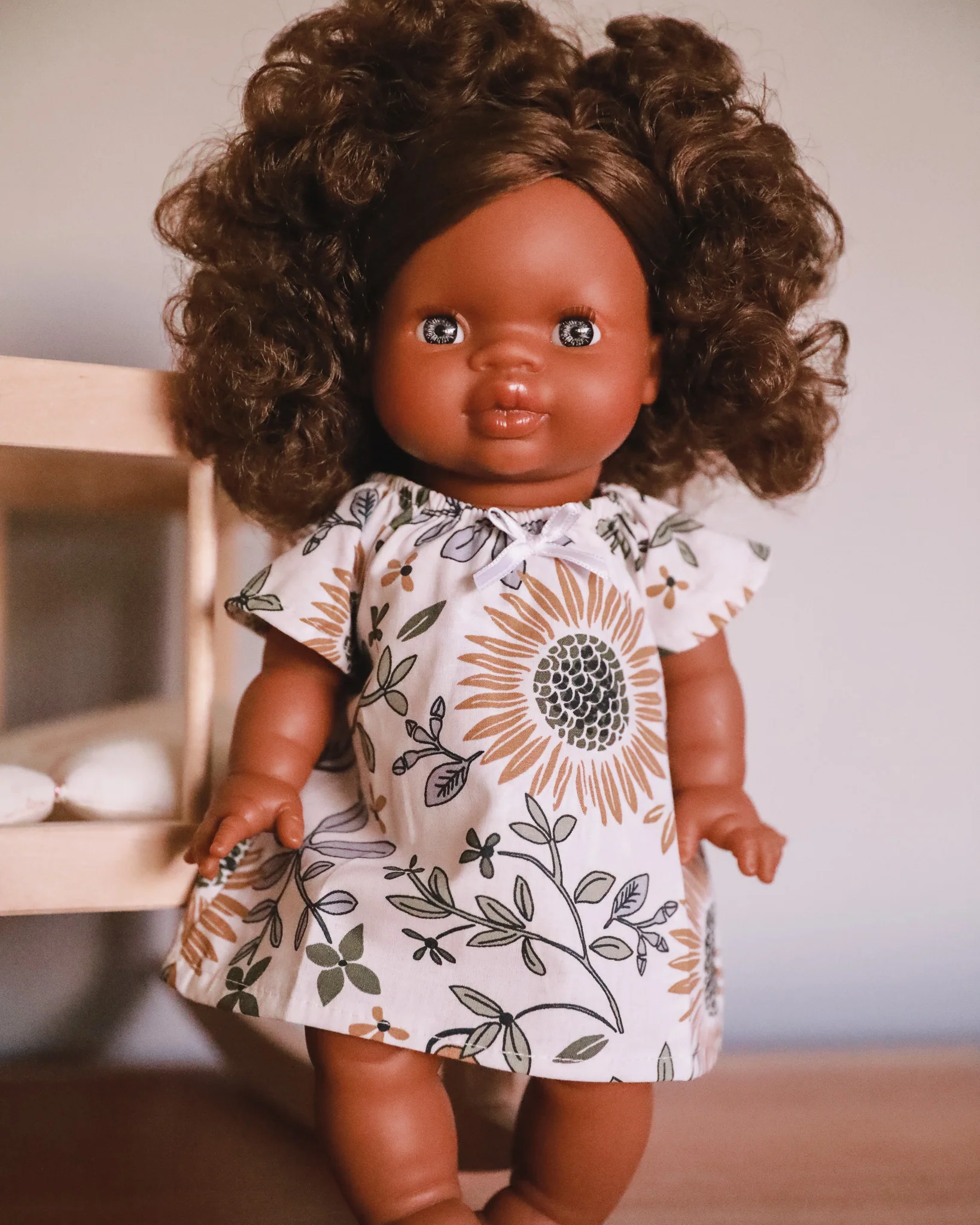 Minikane Doll Clothes | Doll Nightgown - Sunflower - Image 5