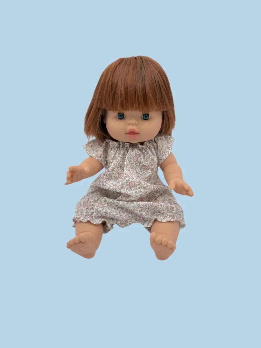 Minikane Doll Clothes | Doll Romper - Summer Flowers (13" dolls) - Image 4