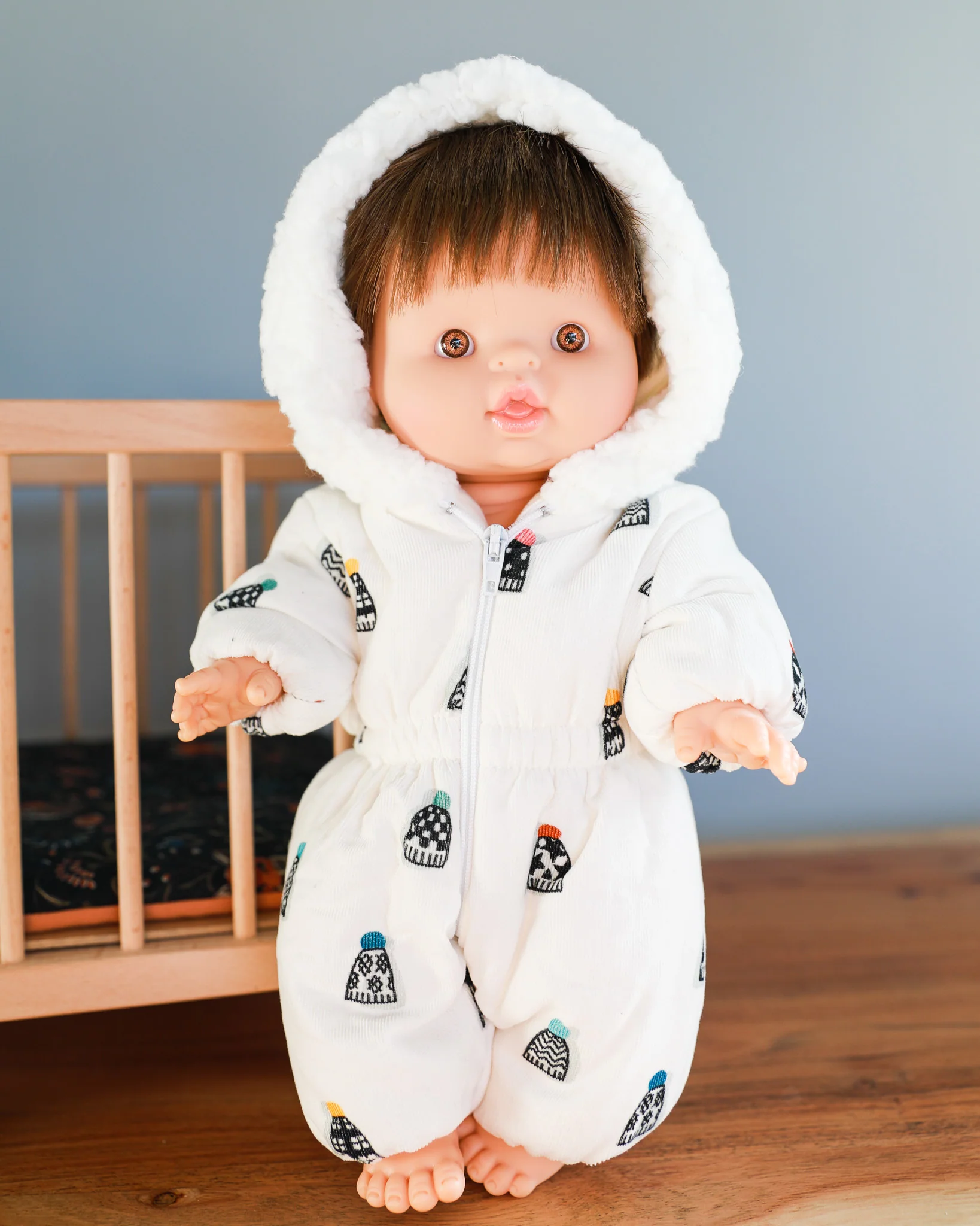 Minikane Doll Clothes | Doll Snowsuit - Snow Hats - Image 2