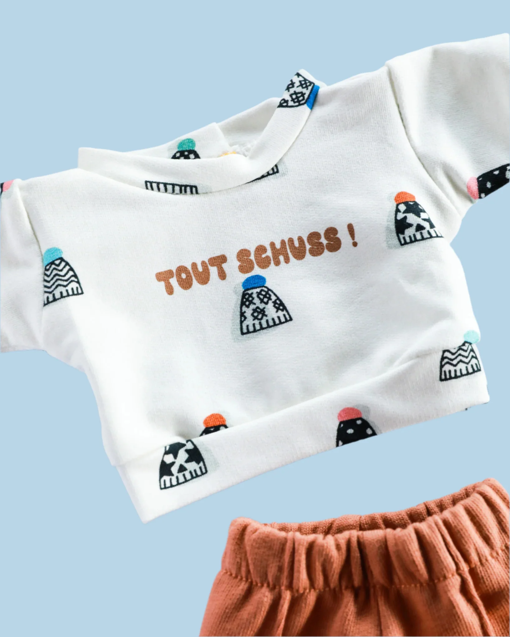 Minikane Doll Clothes | Doll Sweatshirt Set - Tout Shouss! (13" dolls) - Image 3