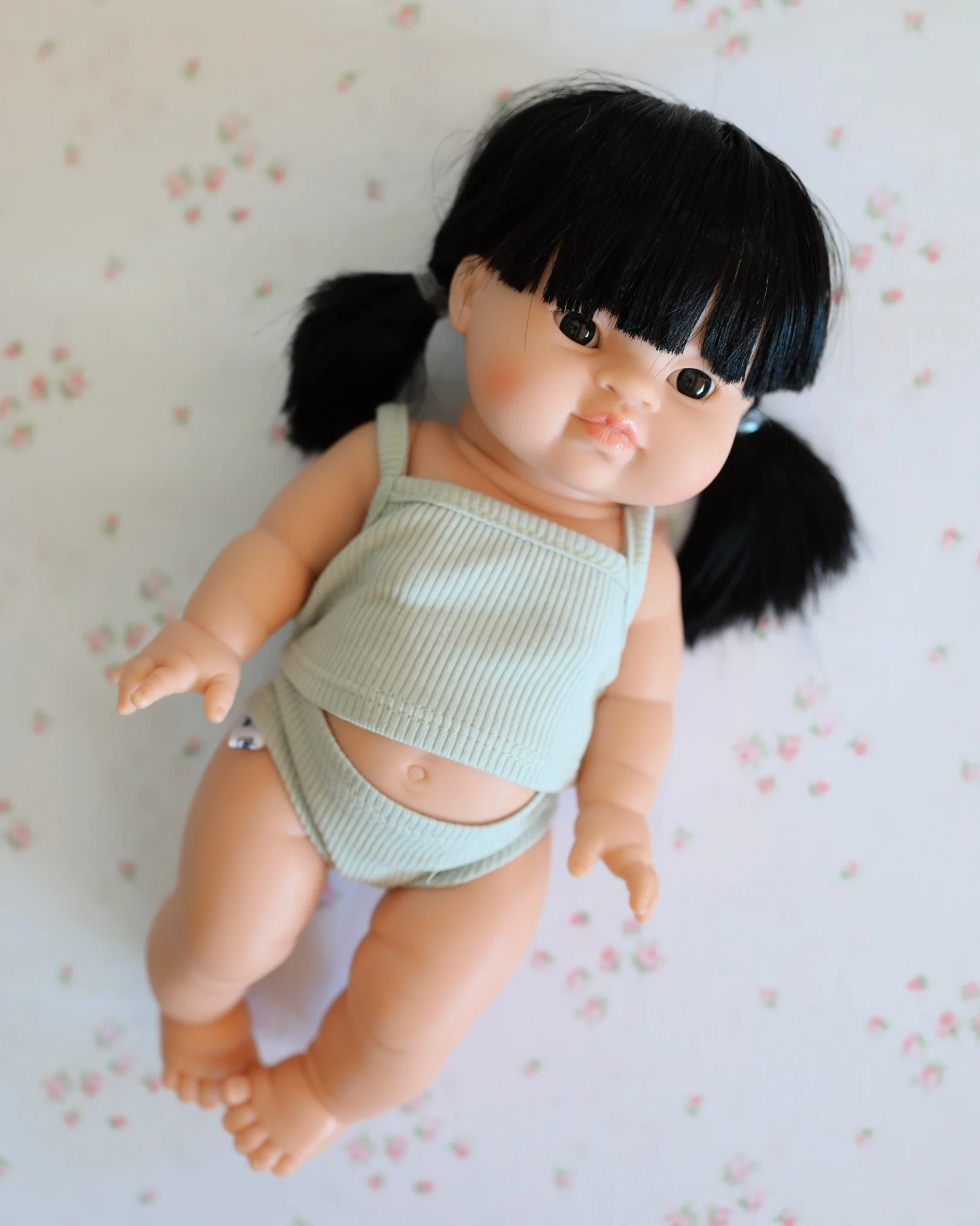 Minikane Doll Clothes | Baby Girl Doll Underwear Set (Mint) - Image 2