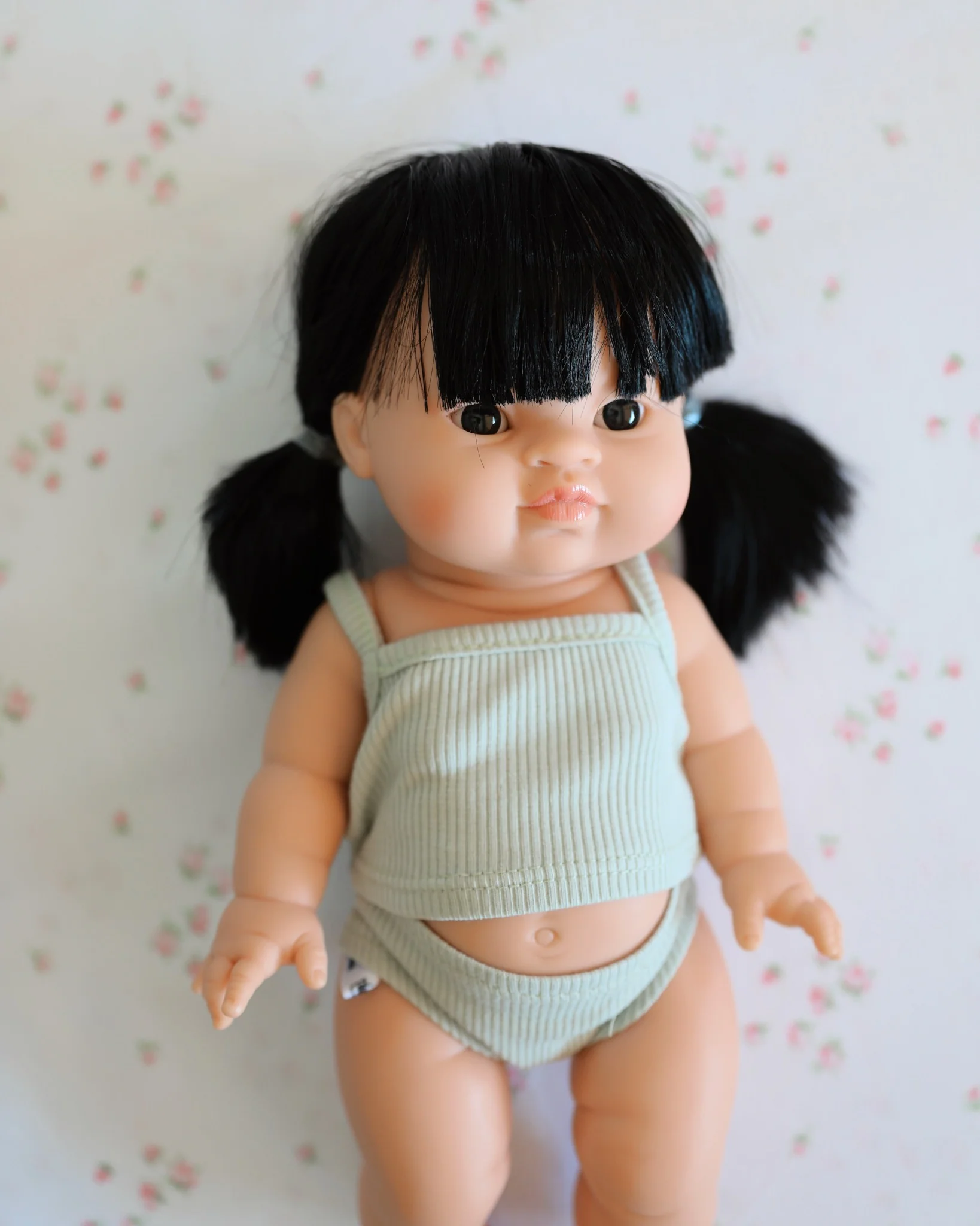Minikane Doll Clothes | Baby Girl Doll Underwear Set (Mint) - Image 3