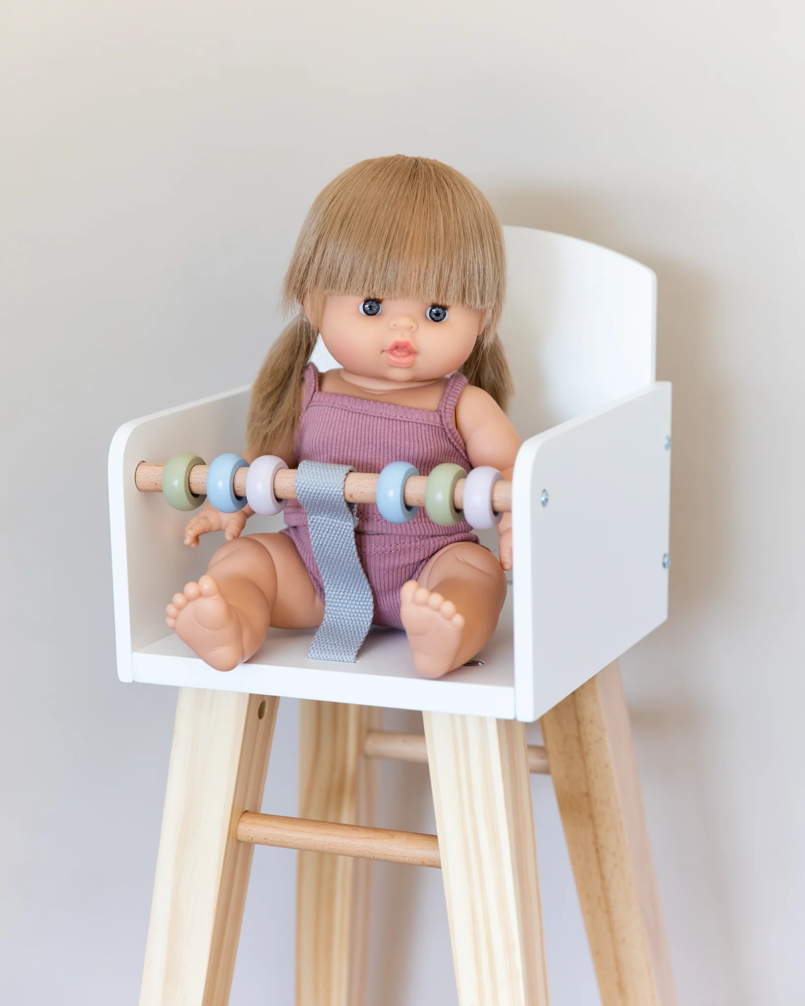 Minikane Doll Clothes | Baby Girl Doll Underwear Set (Soft Pink) - Image 3
