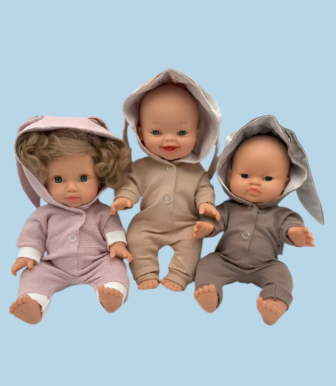 Minikane Doll Clothes | Doll Bodysuit - Sand Bunny - Image 5