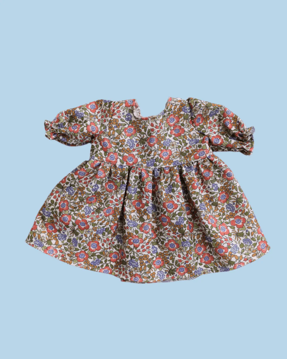 Minikane Doll Clothes | Doll Dress - Spring Flowers (11" & 13" dolls) - Image 3
