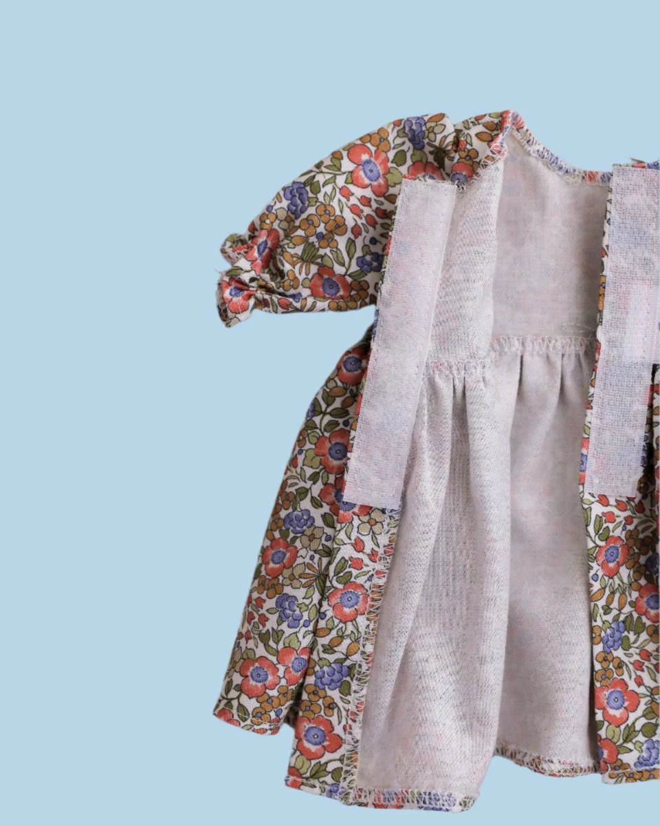 Minikane Doll Clothes | Doll Dress - Spring Flowers (11" & 13" dolls) - Image 5