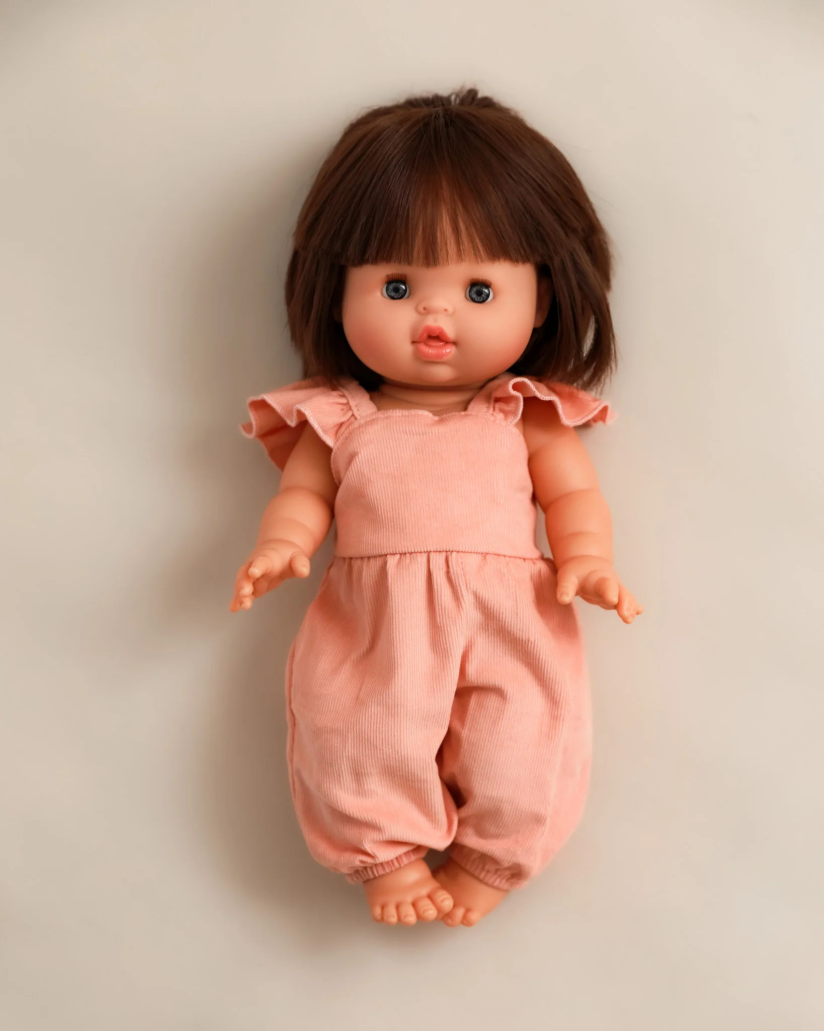 Minikane Doll Clothes | Doll Jumpsuit - Peach - Image 2